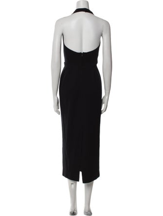 Donna Karan Wool Long Dress