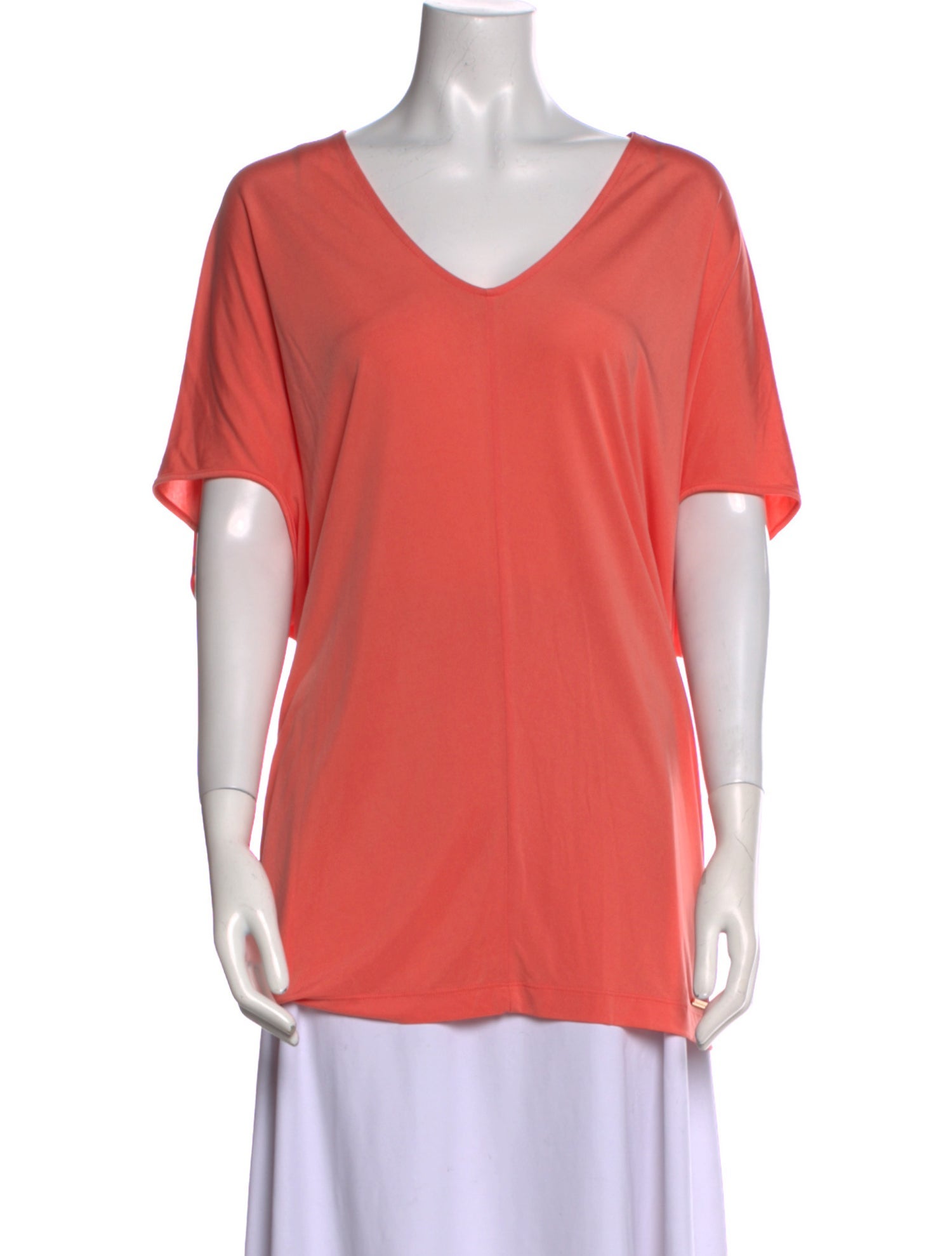 Donna Karan V-Neck Short Sleeve T-Shirt w/ Tags