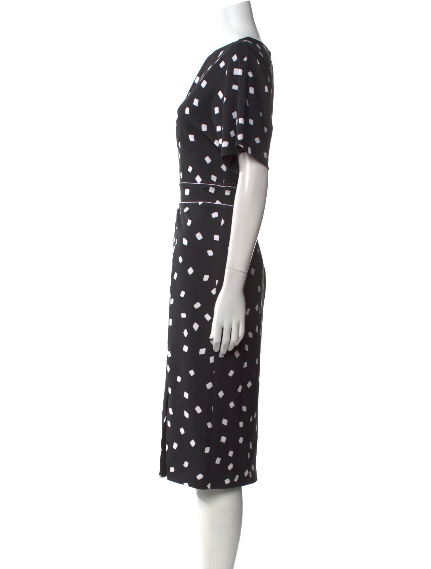 Donna Karan Printed Midi Length Dress