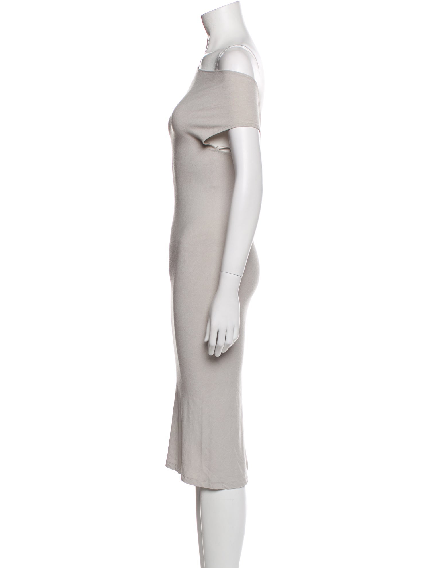 Donna Karan One-Shoulder Knee-Length Dress