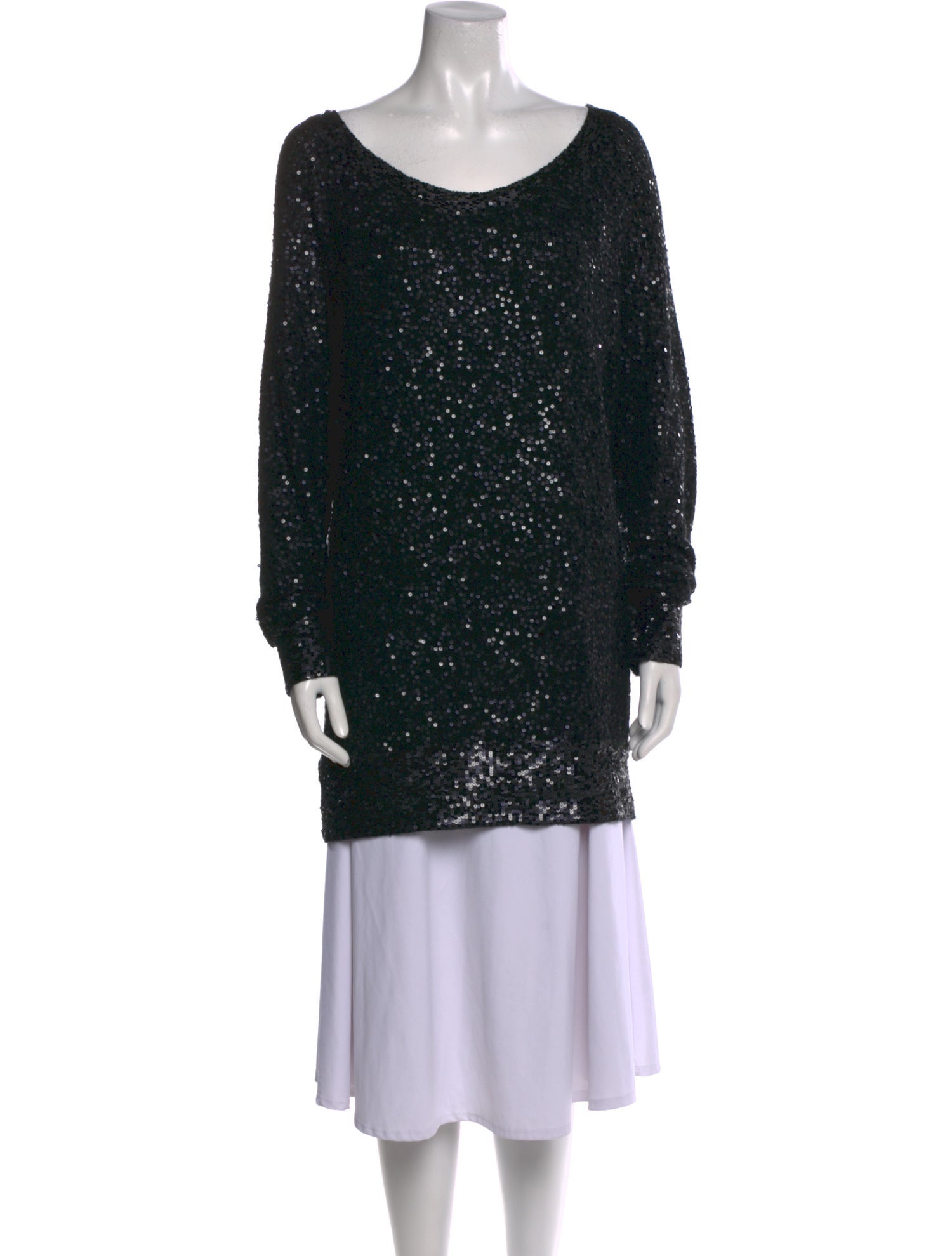 Donna Karan Cashmere Scoop Neck Sweater