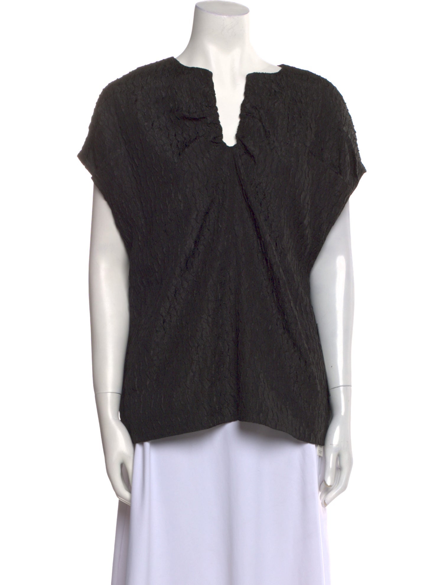 Donna Karan V-Neck Short Sleeve Top w/ Tags