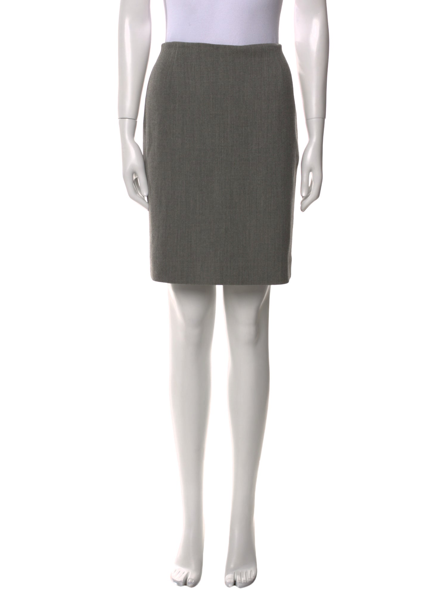 Donna Karan Wool Knee-Length Skirt