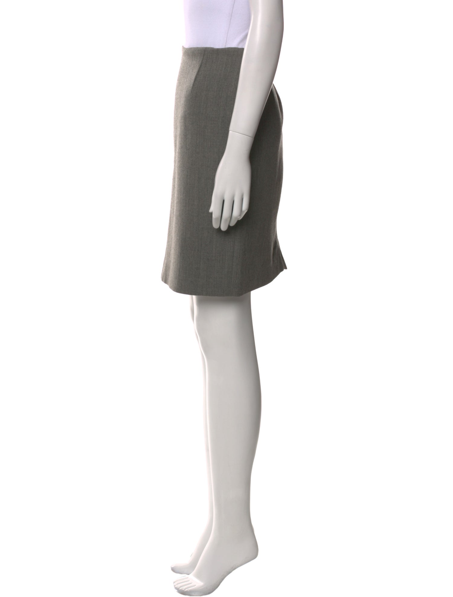 Donna Karan Wool Knee-Length Skirt