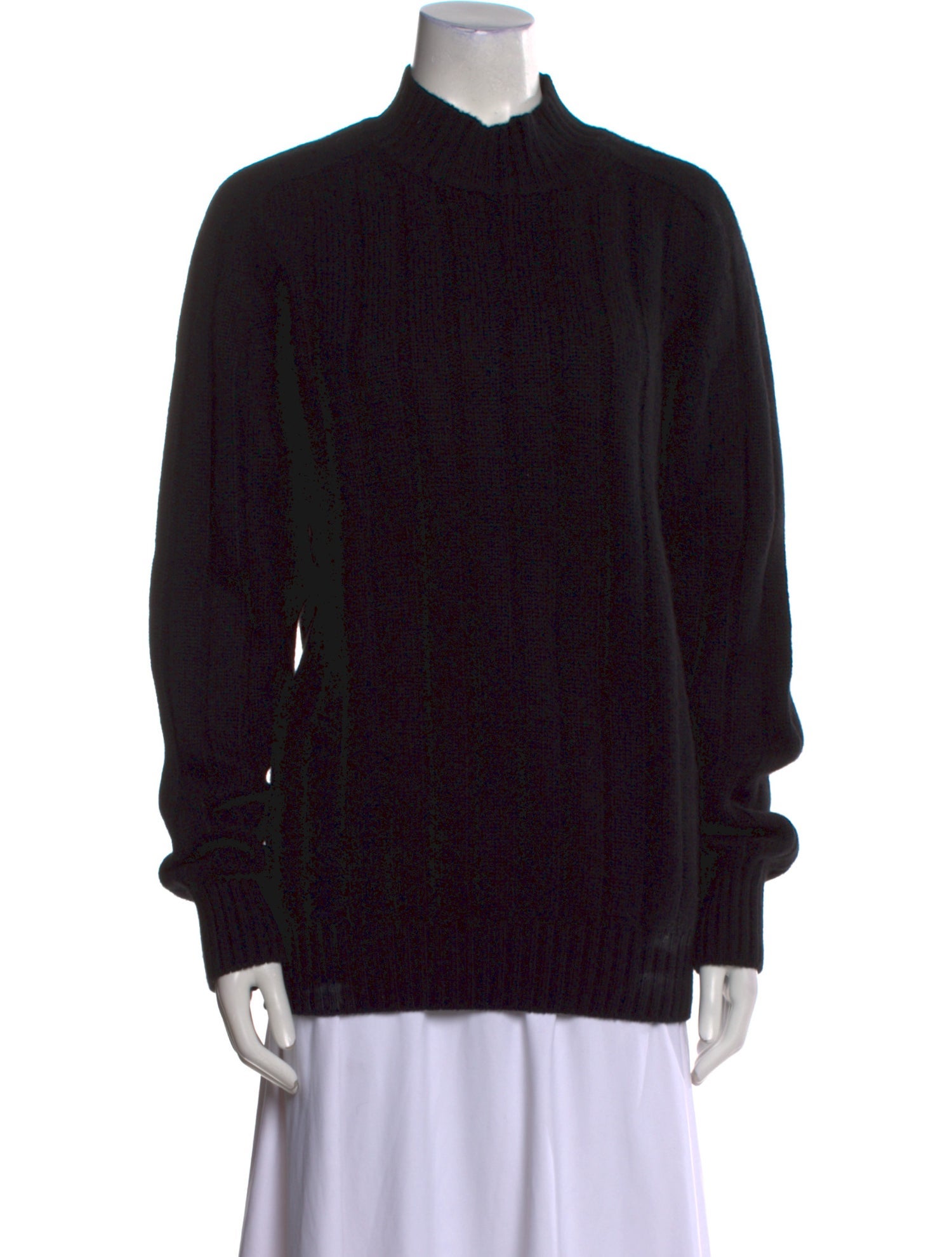Donna Karan Mock Neck Sweater