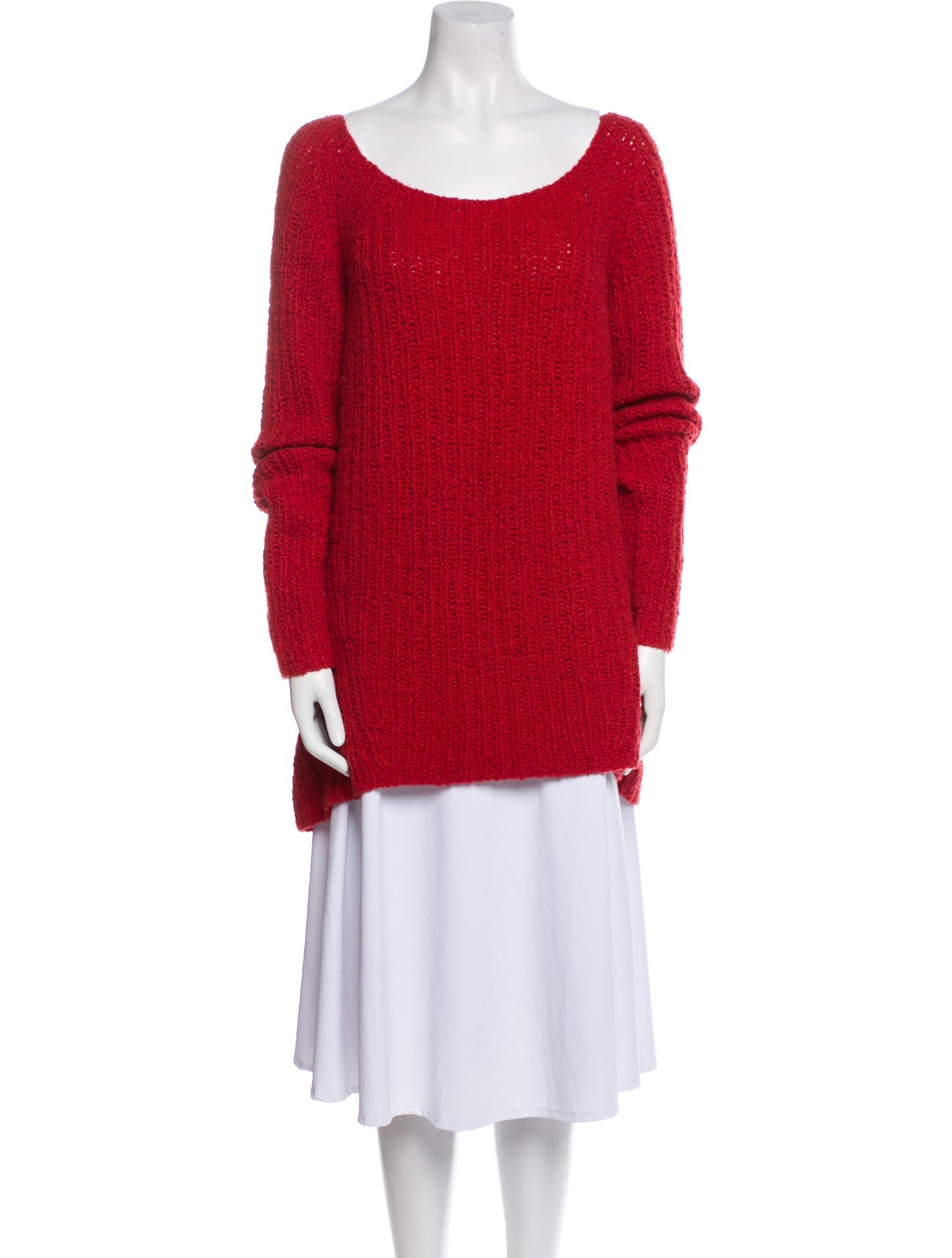 Donna Karan Cashmere Scoop Neck Sweater