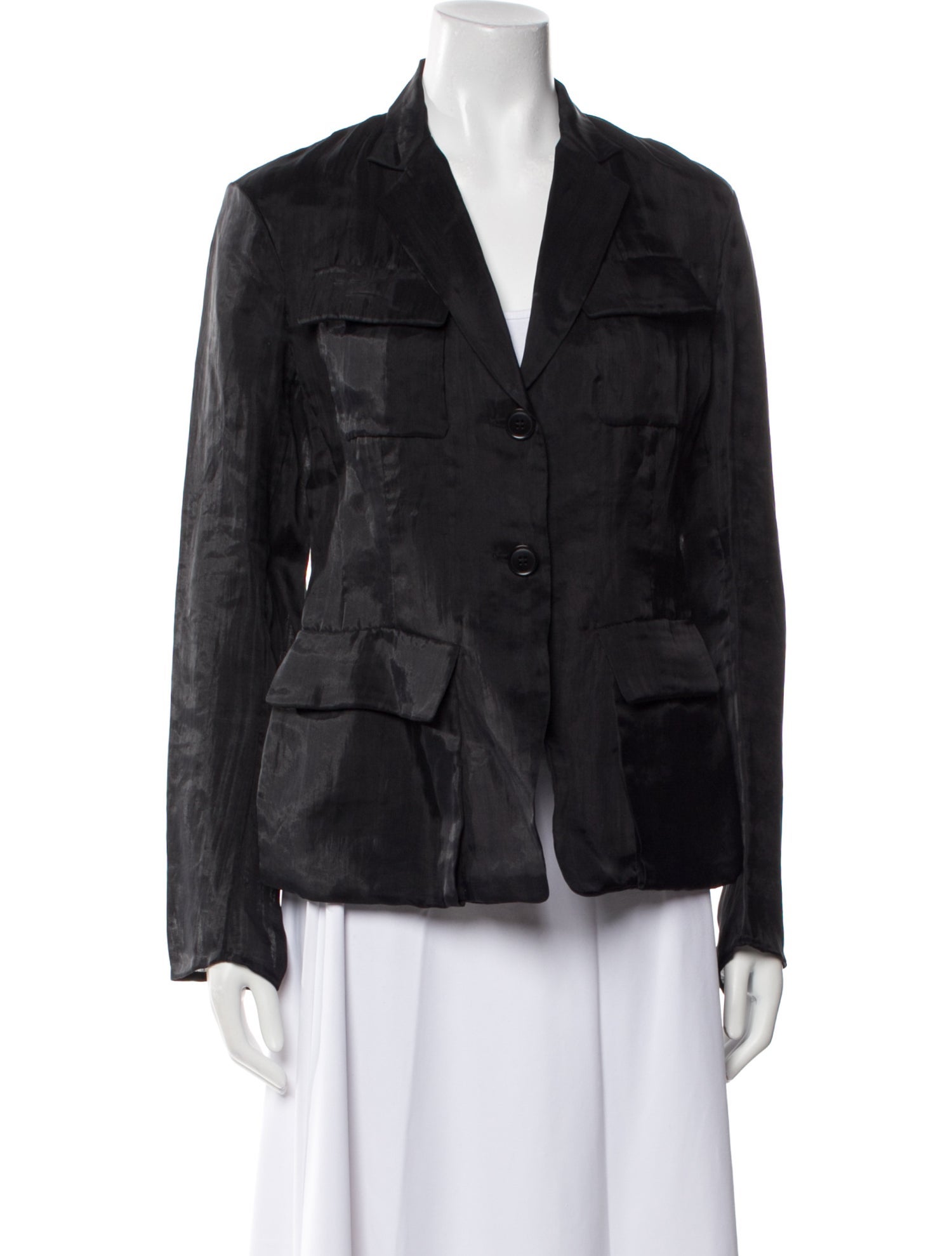 Donna Karan Silk Blazer
