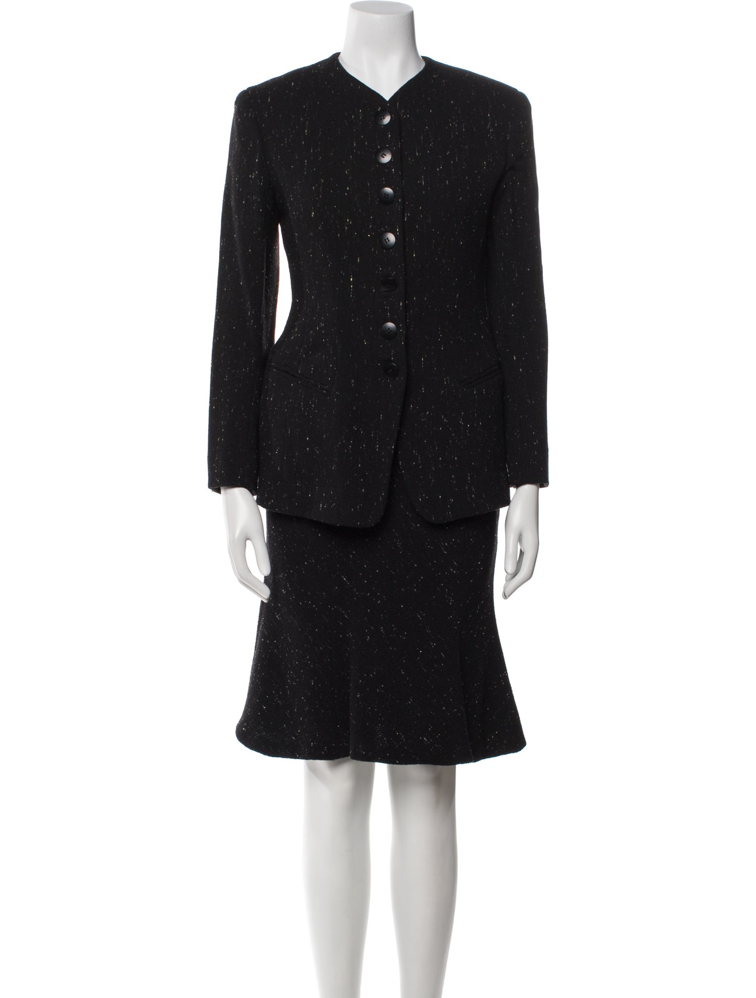 Donna Karan Wool Skirt Set