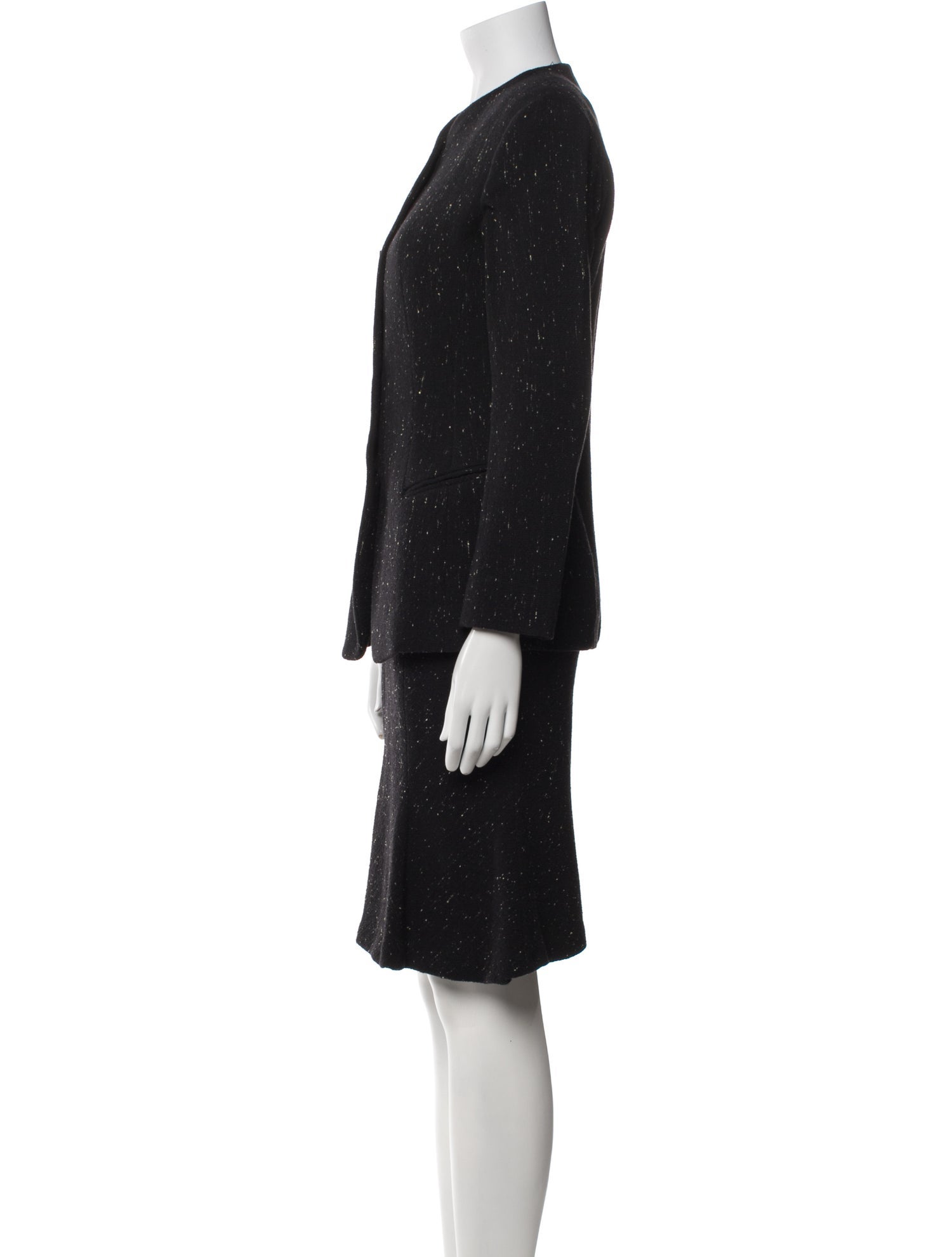 Donna Karan Wool Skirt Set