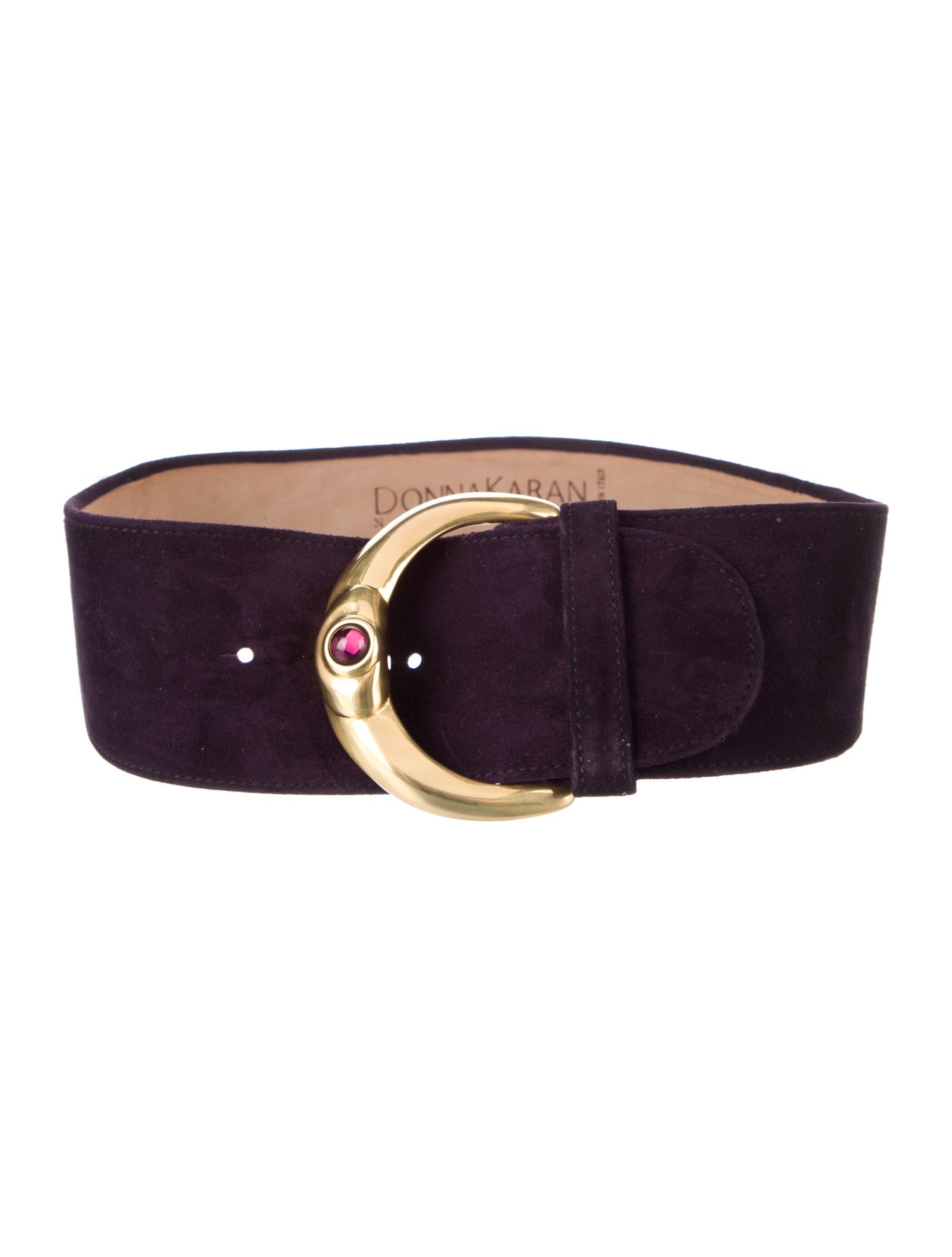 Donna Karan Vintage Suede Waist Belt
