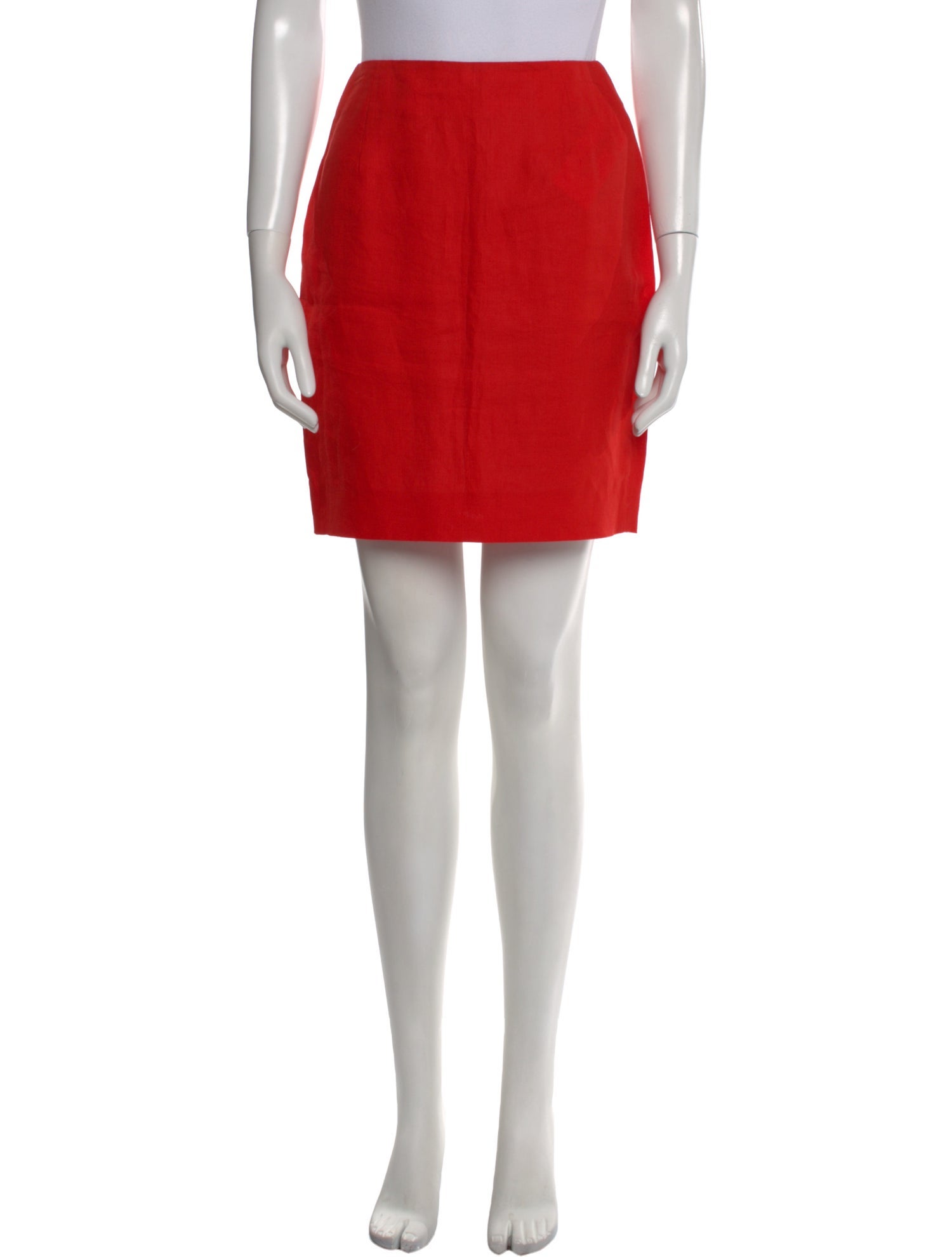 Donna Karan Linen Mini Skirt