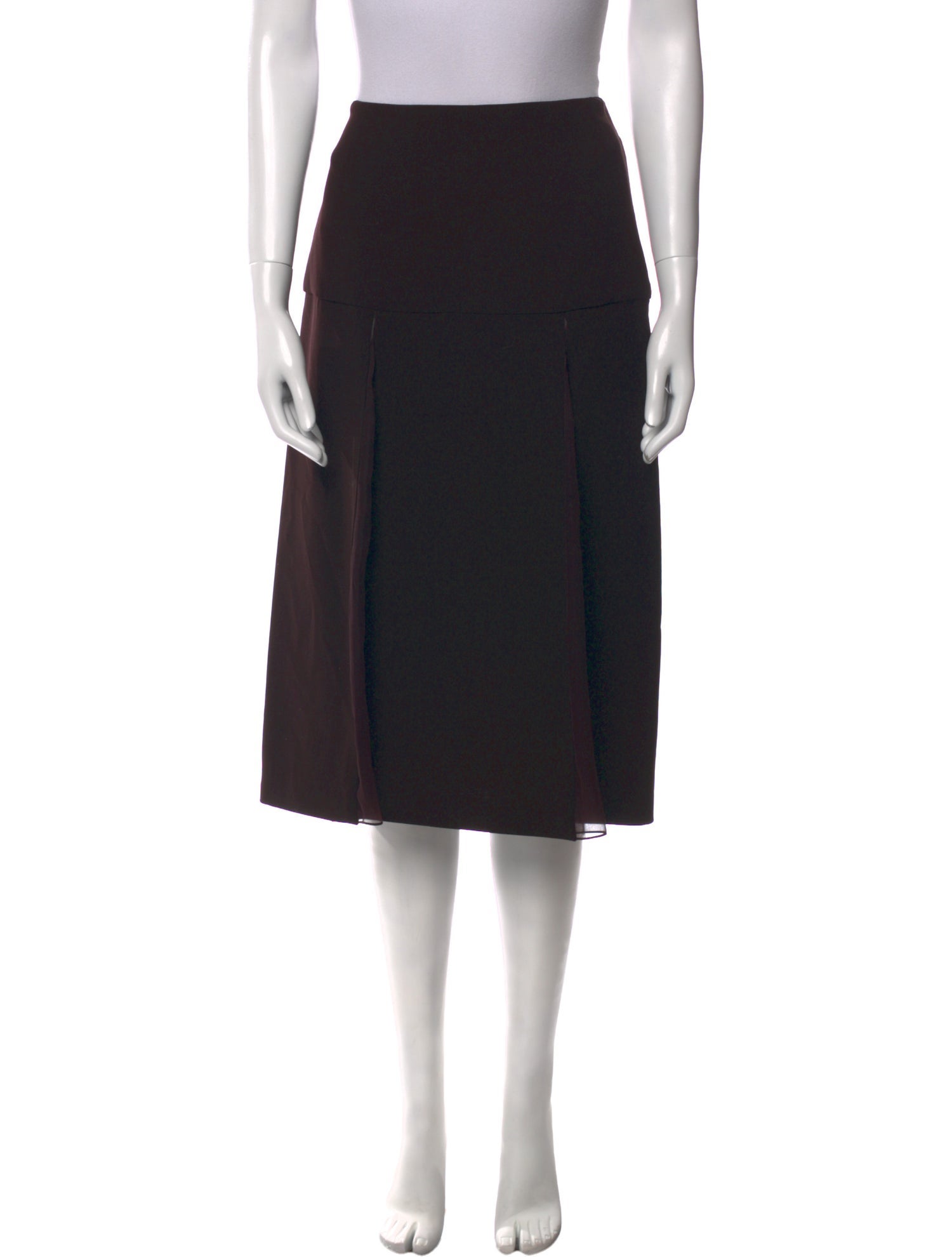 Donna Karan Wool Knee-Length Skirt