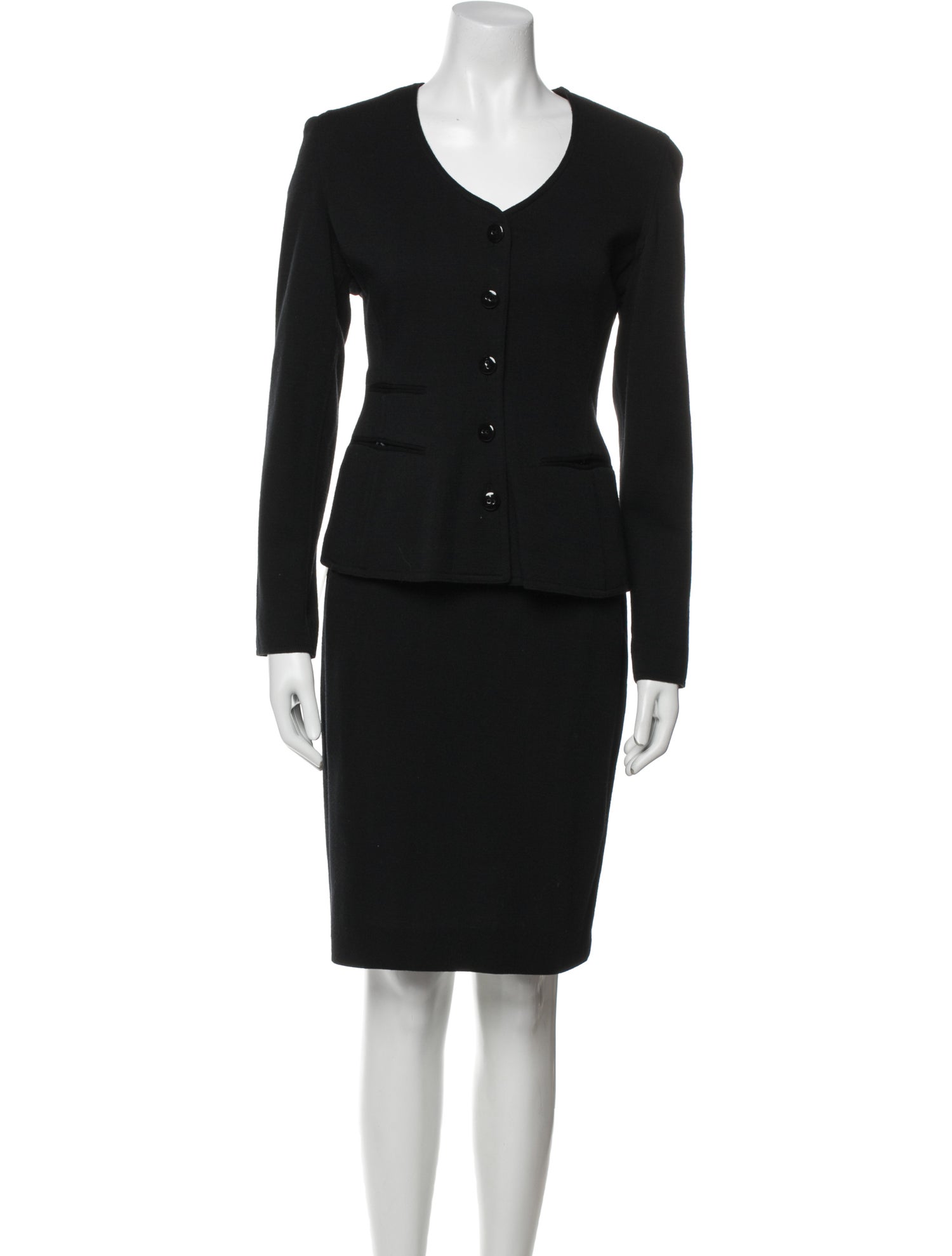 Donna Karan Wool Skirt Suit