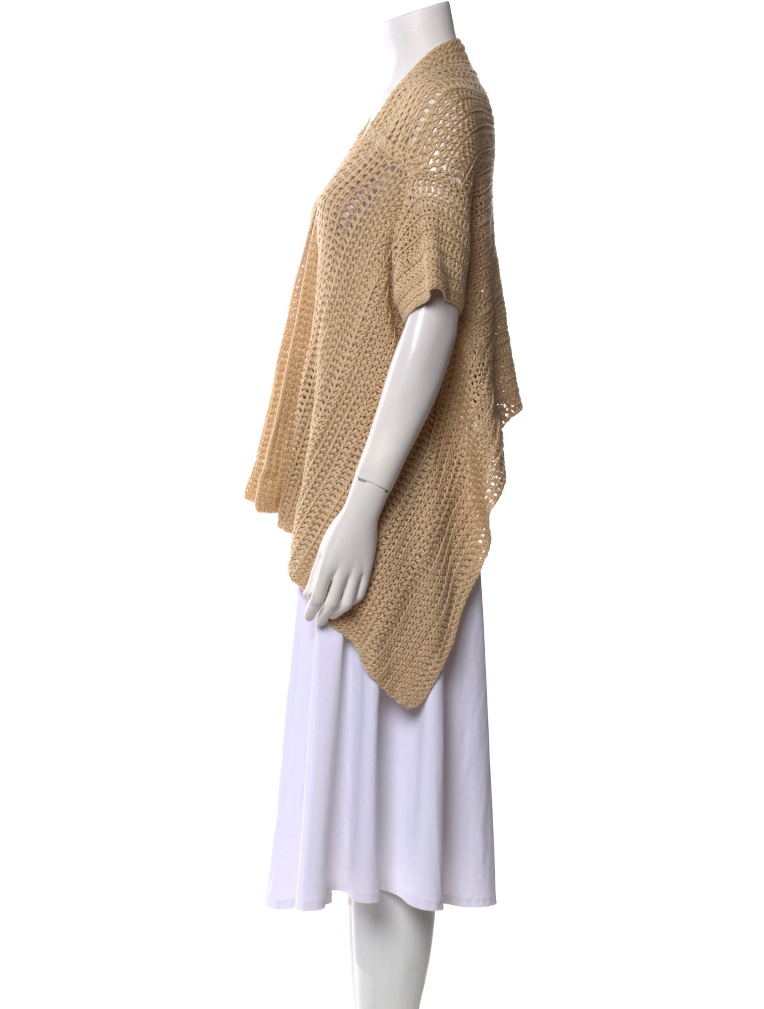 Donna Karan Open Front Sweater