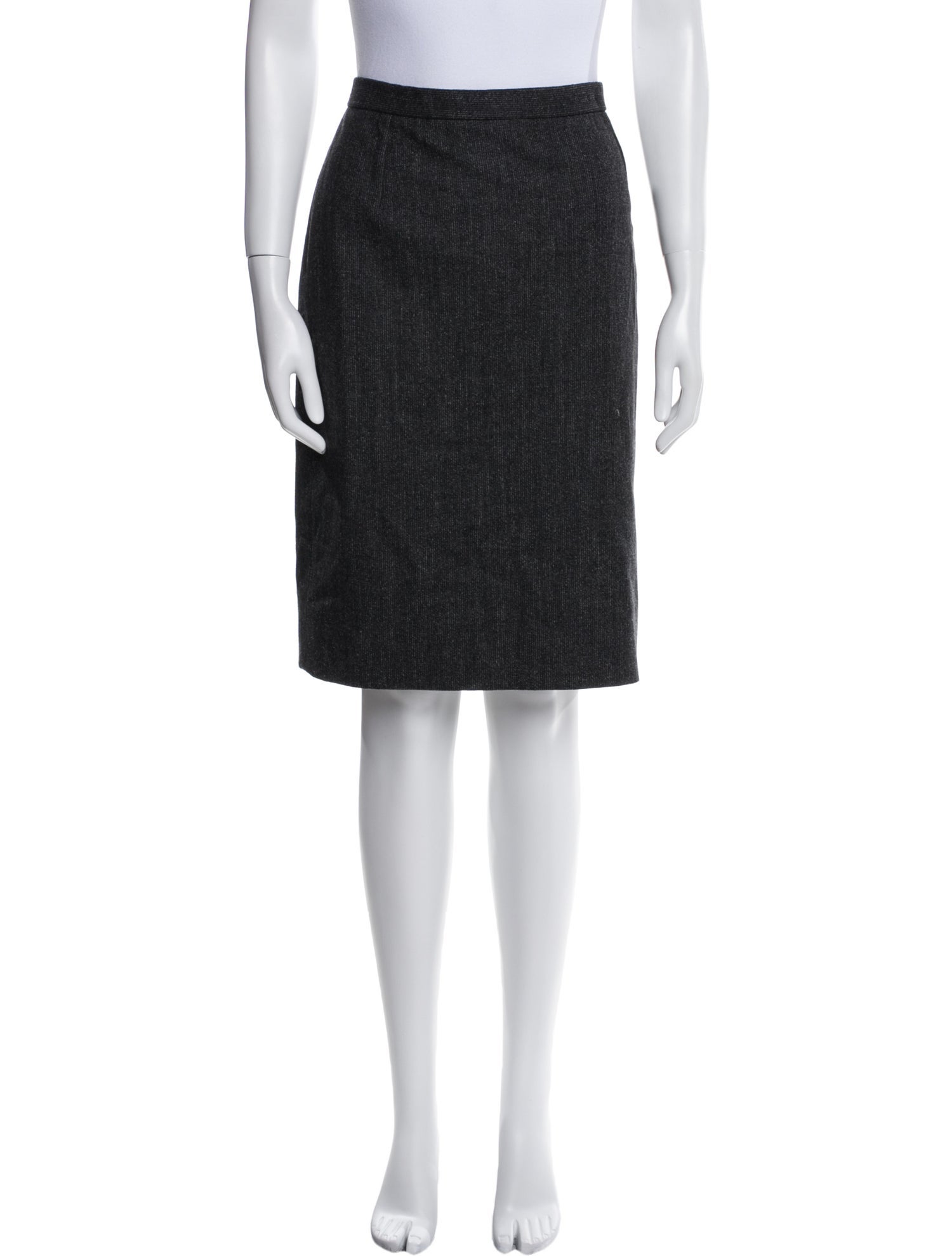 Donna Karan Wool Knee-Length Skirt