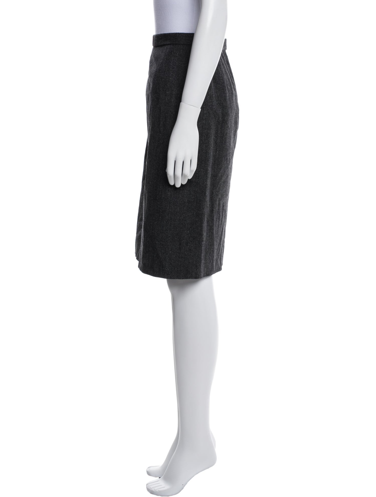 Donna Karan Wool Knee-Length Skirt