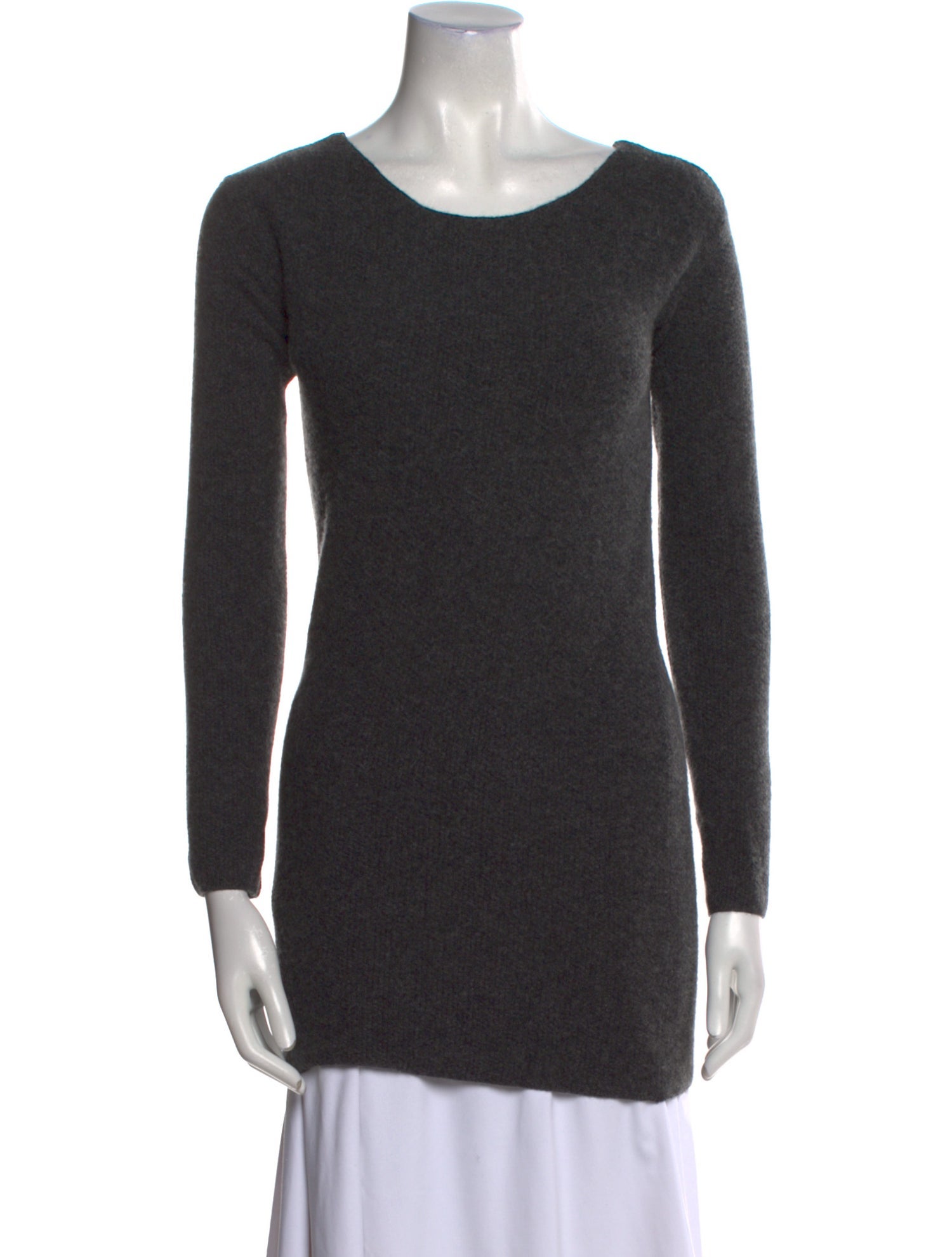Donna Karan Wool Scoop Neck Sweater
