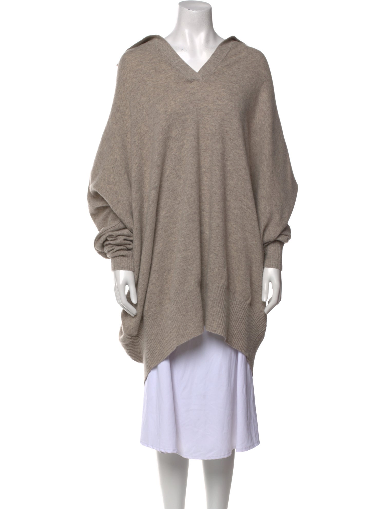 Donna Karan Wool V-Neck Sweater