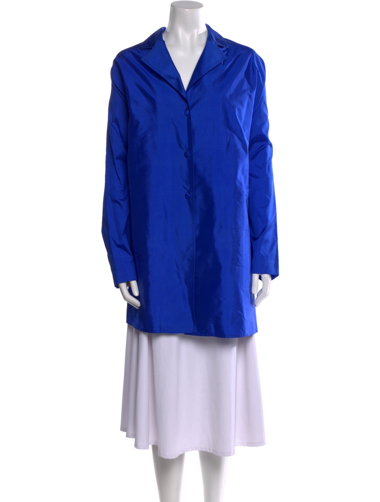 Donna Karan Silk V-Neck Tunic