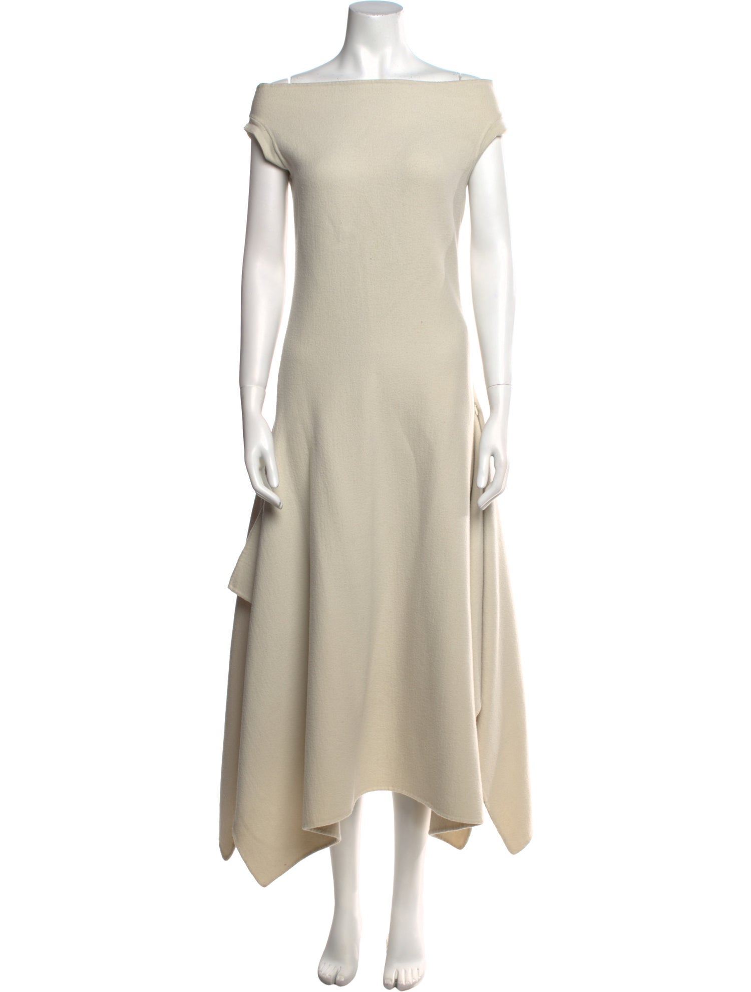 Donna Karan Wool Midi Length Dress
