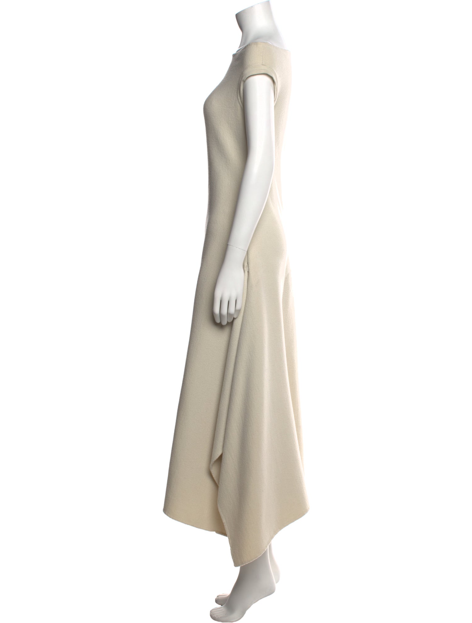 Donna Karan Wool Midi Length Dress