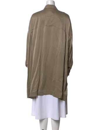 Donna Karan Silk Long Sleeve Tunic