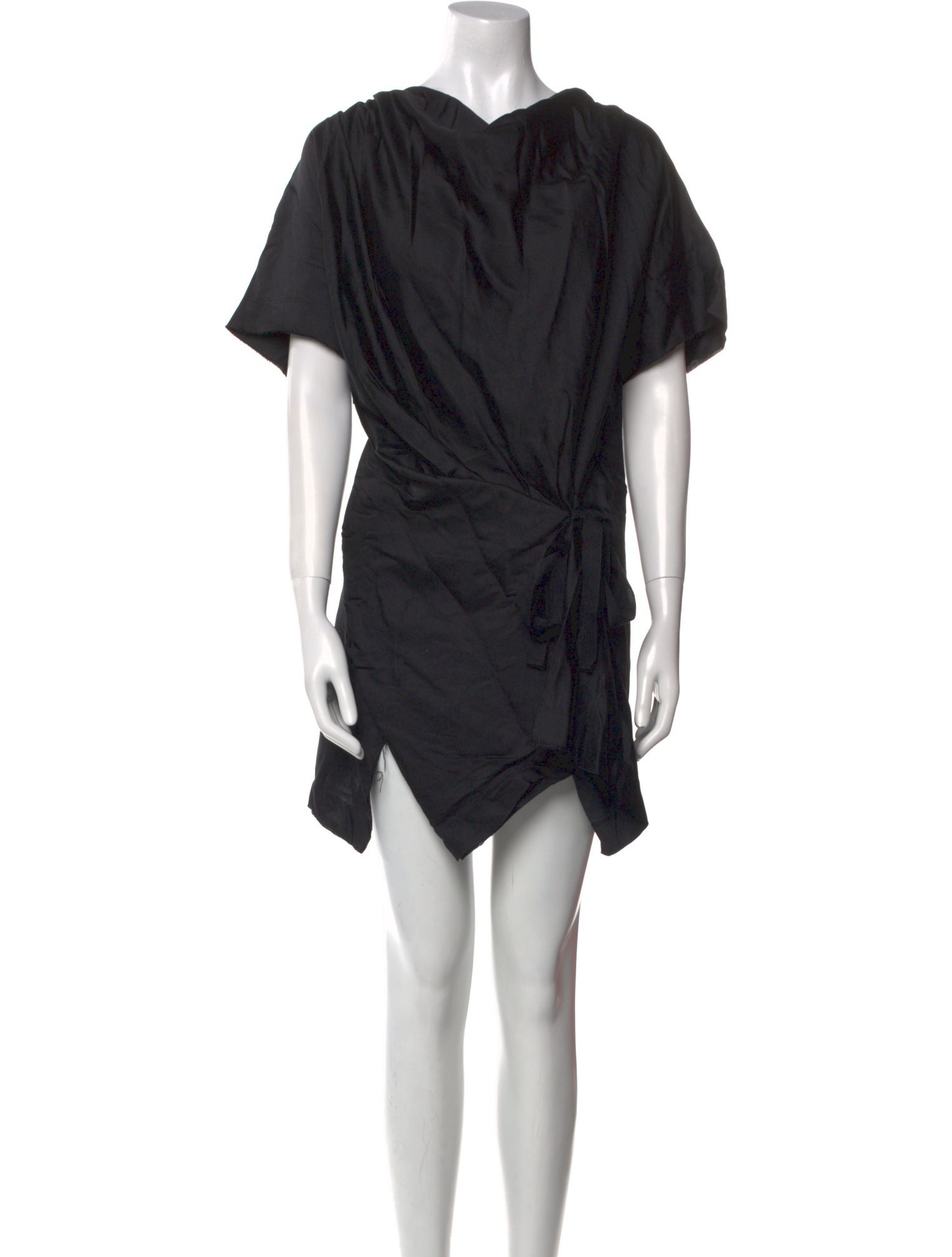 Donna Karan Cowl Neck Mini Dress
