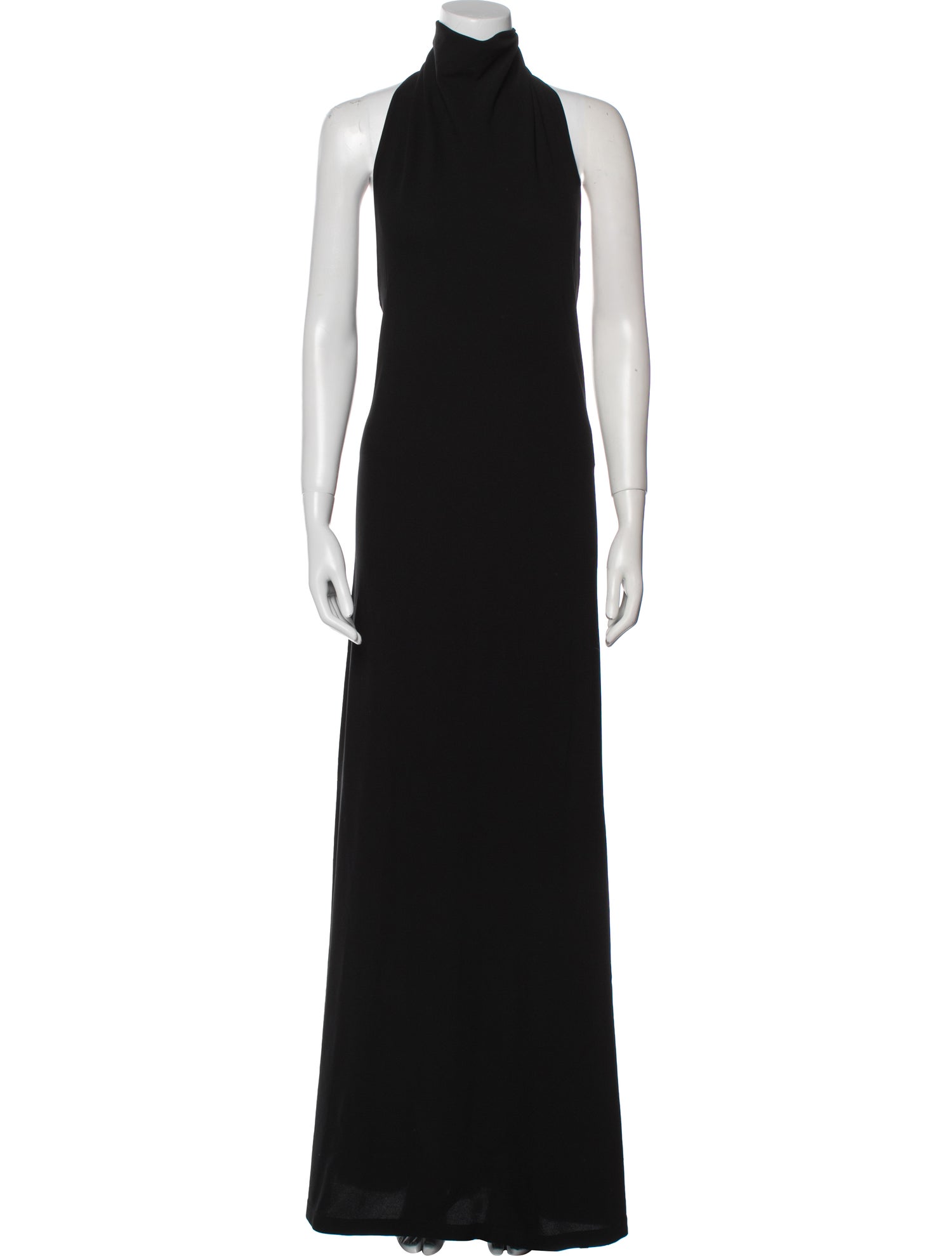 Donna Karan Turtleneck Long Dress