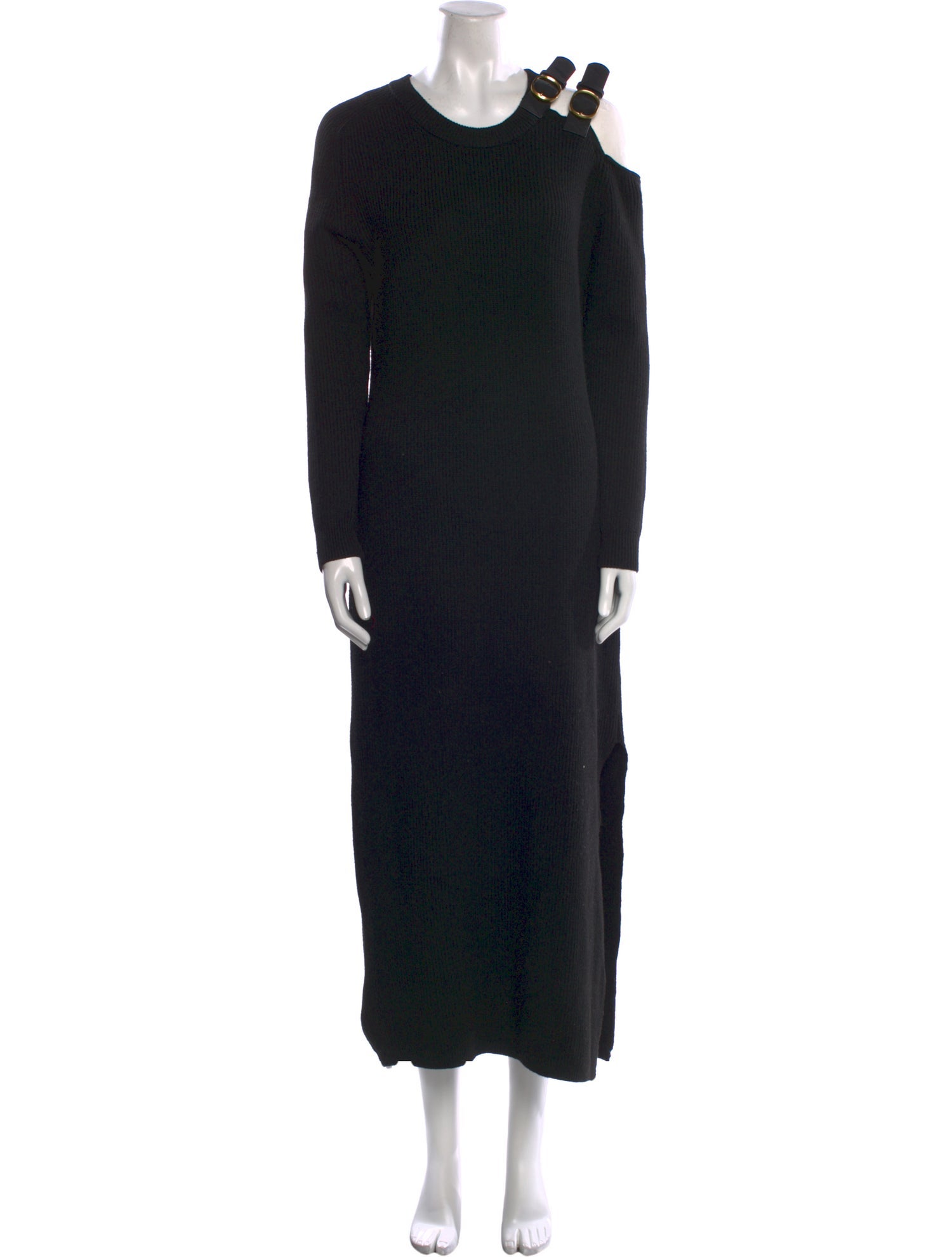 Donna Karan Crew Neck Long Dress
