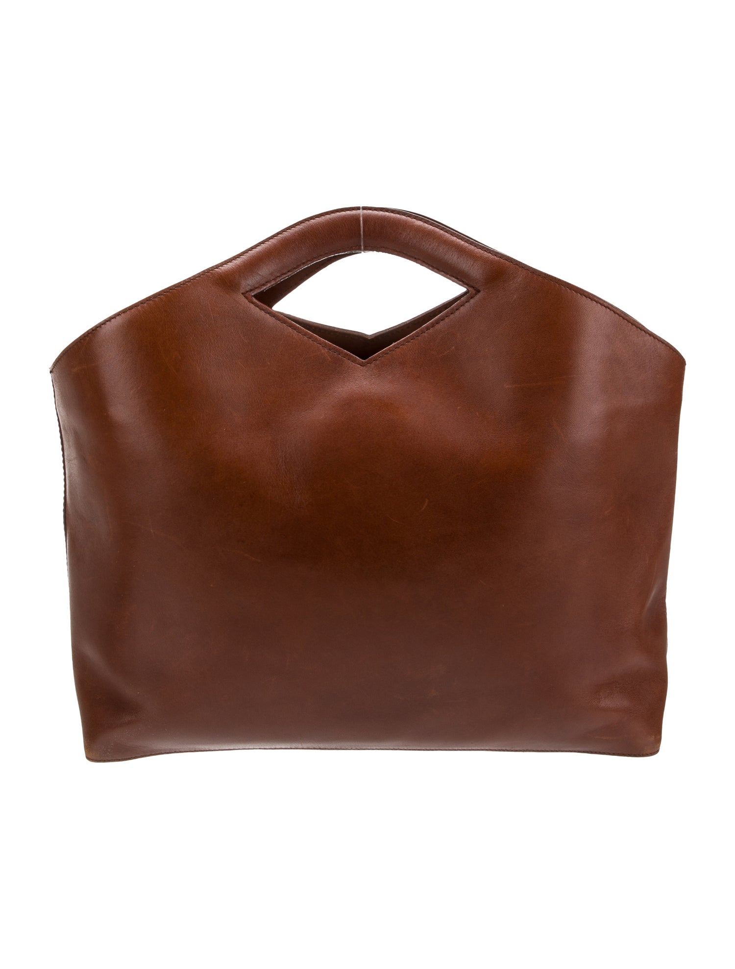 Donna Karan Leather Top Handle Bag Vintage