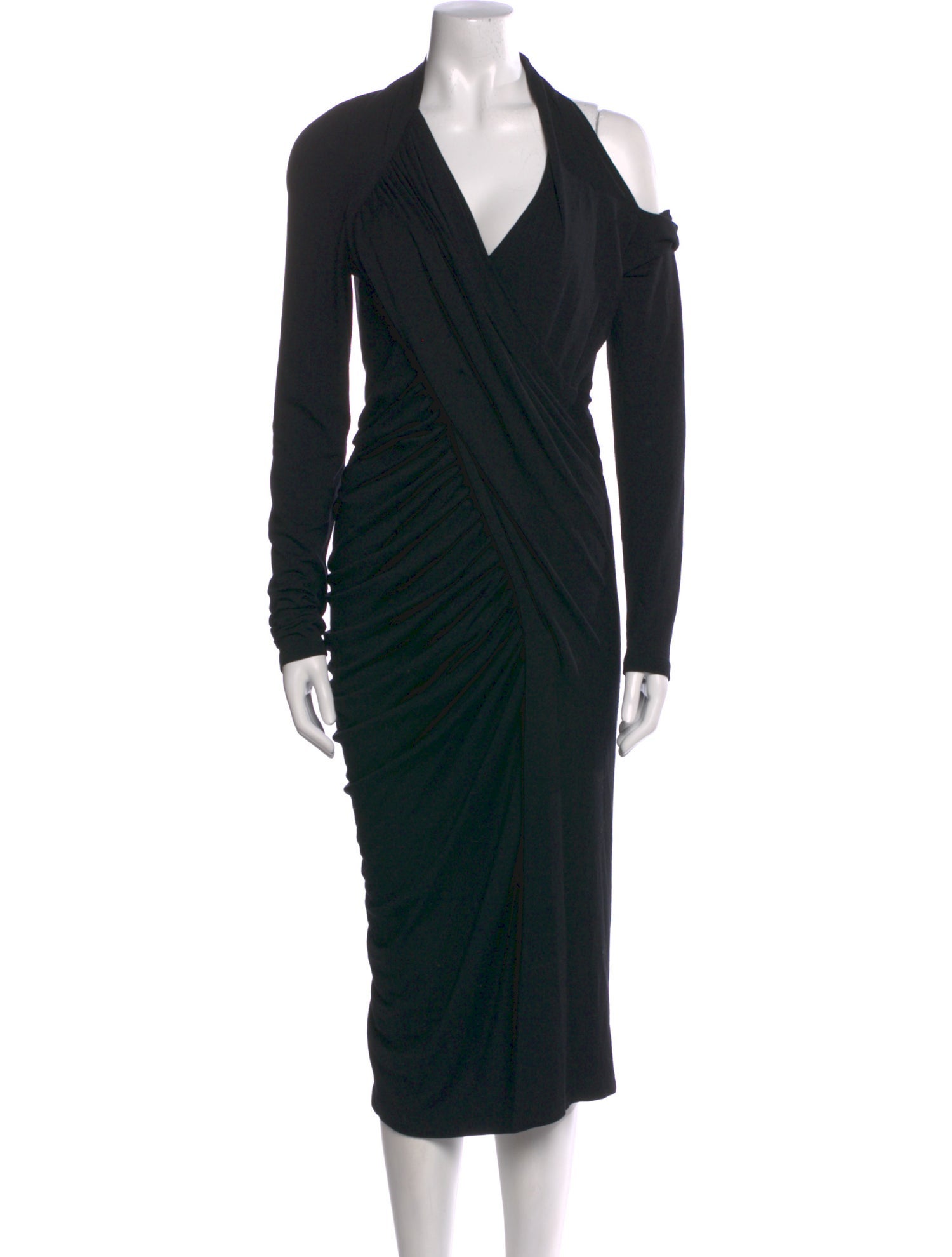 Donna Karan V-Neck Long Dress