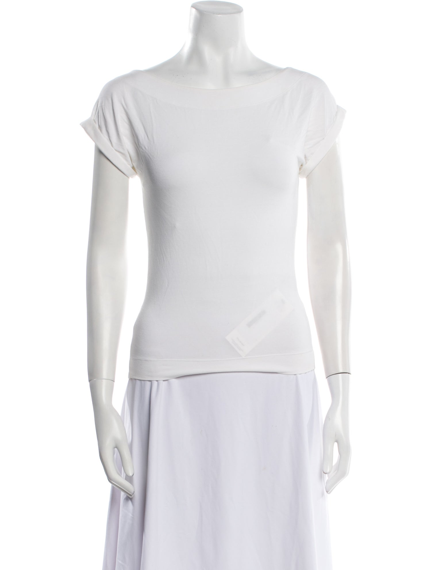 Donna Karan Scoop Neck Short Sleeve T-Shirt