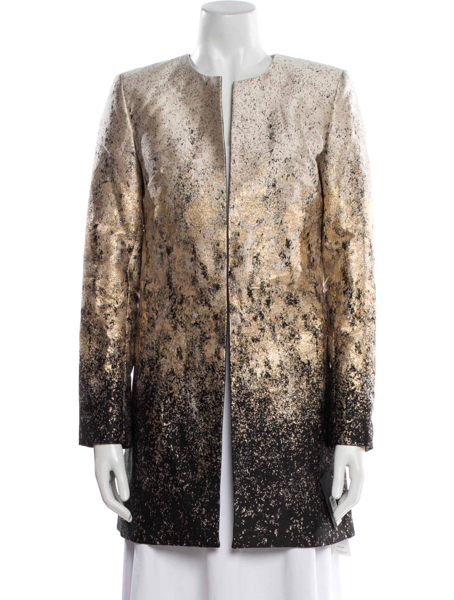 Donna Karan Printed Evening Jacket