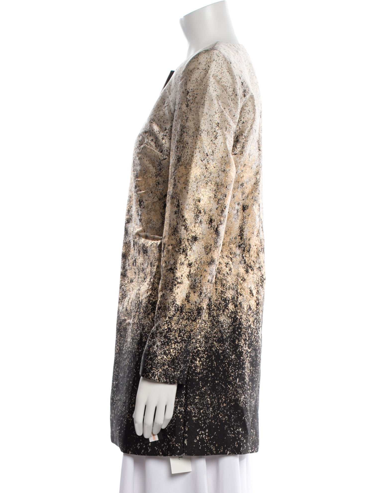 Donna Karan Printed Evening Jacket