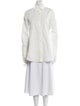 Donna Karan Long Sleeve Button-Up Top
