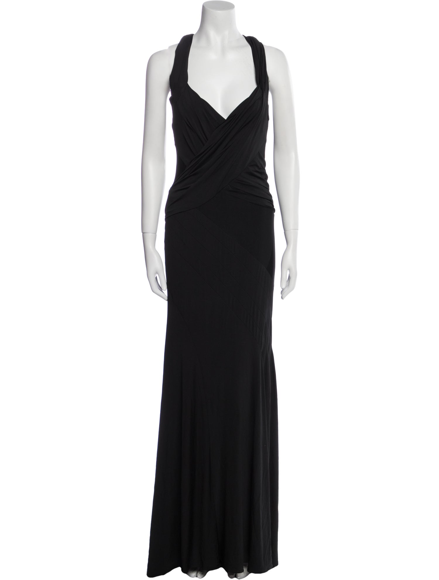 Donna Karan Halterneck Long Dress