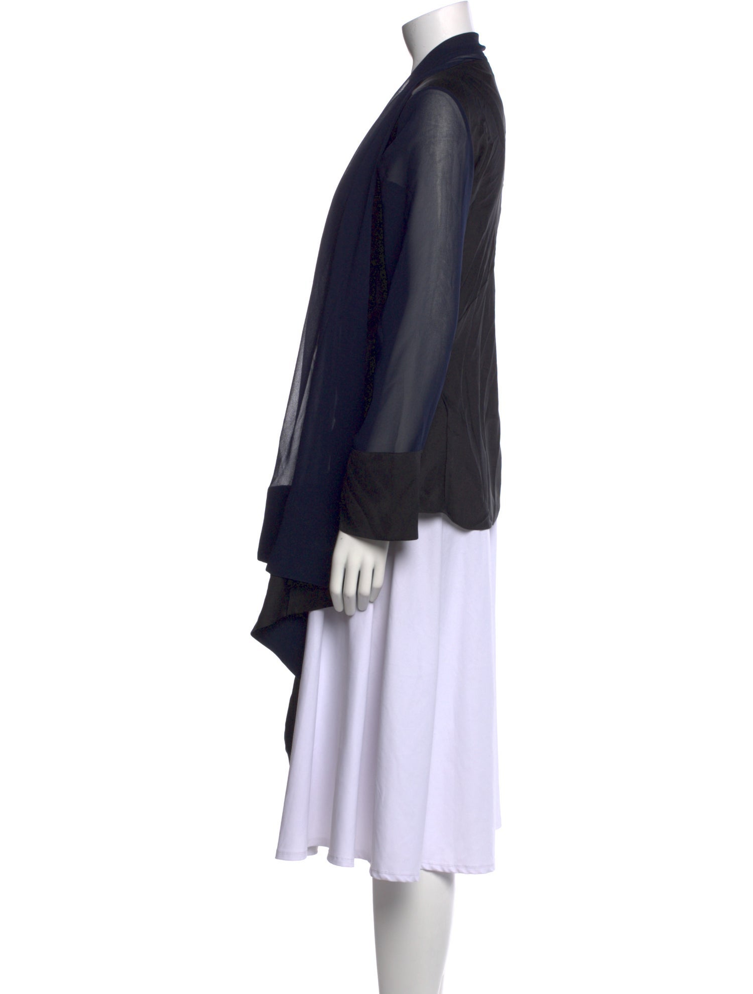 Donna Karan Silk Cowl Neck Tunic