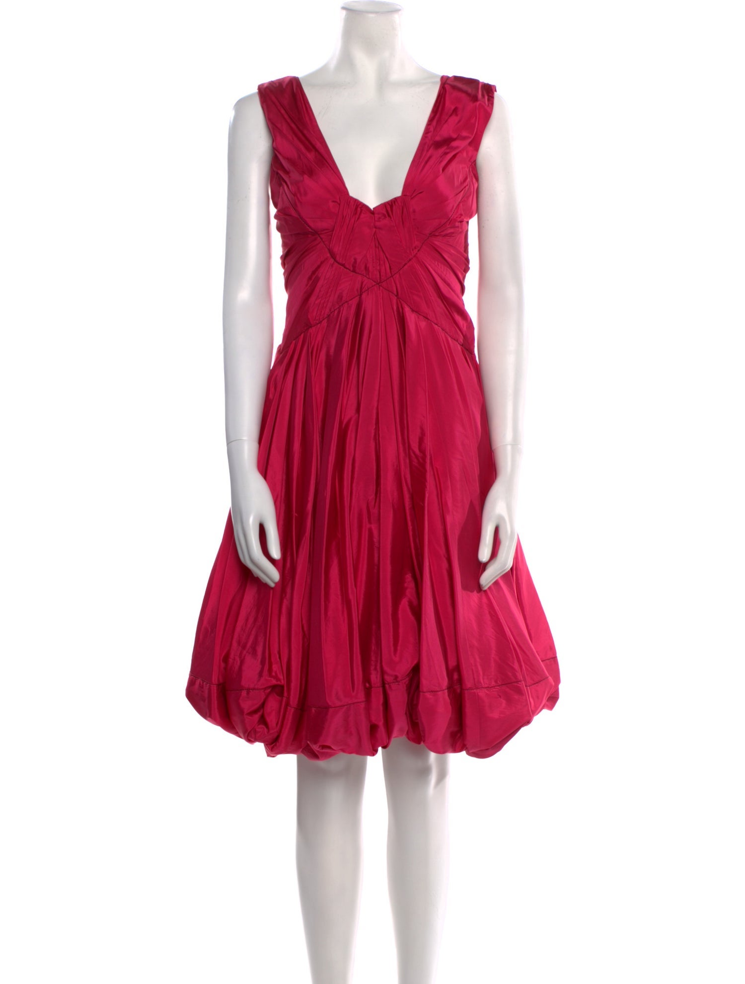 Donna Karan Silk Knee-Length Dress