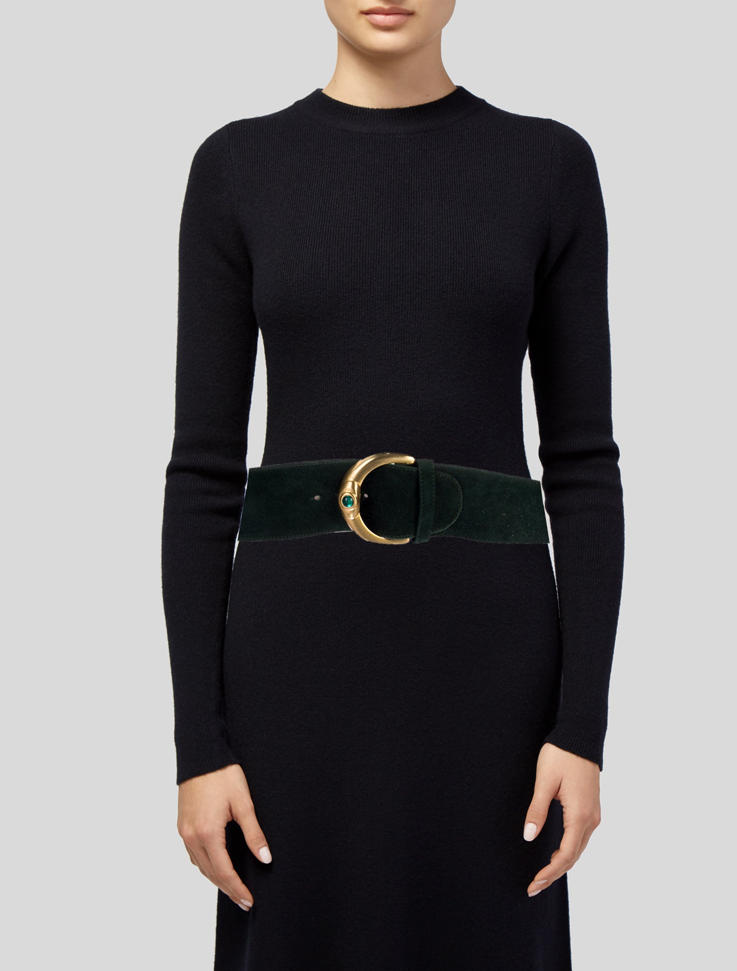 Donna Karan Suede Belt