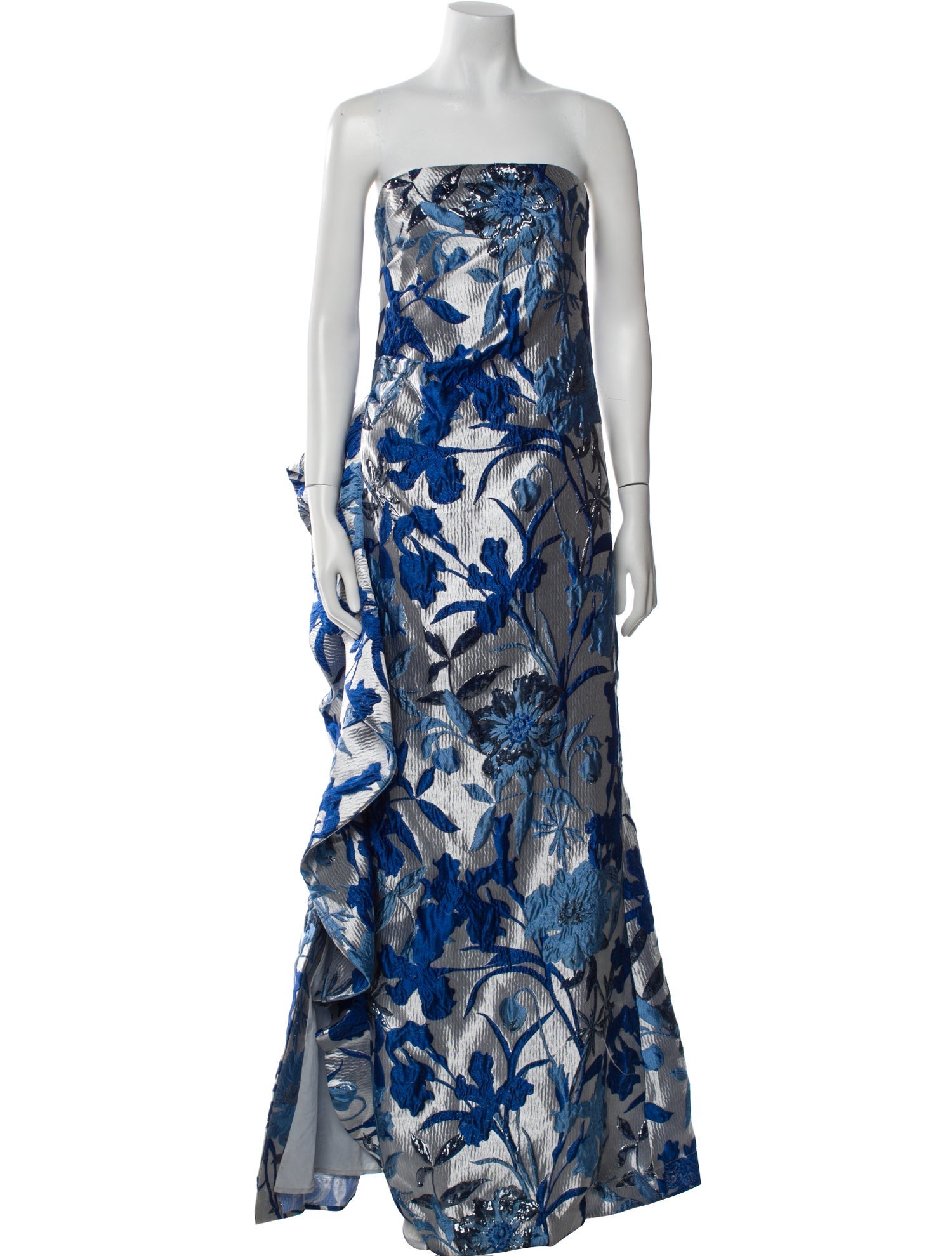 Donna Karan Printed Long Dress