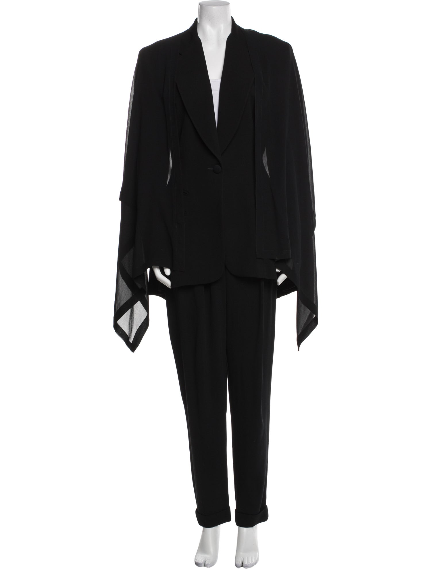 Donna Karan Wool Pantsuit