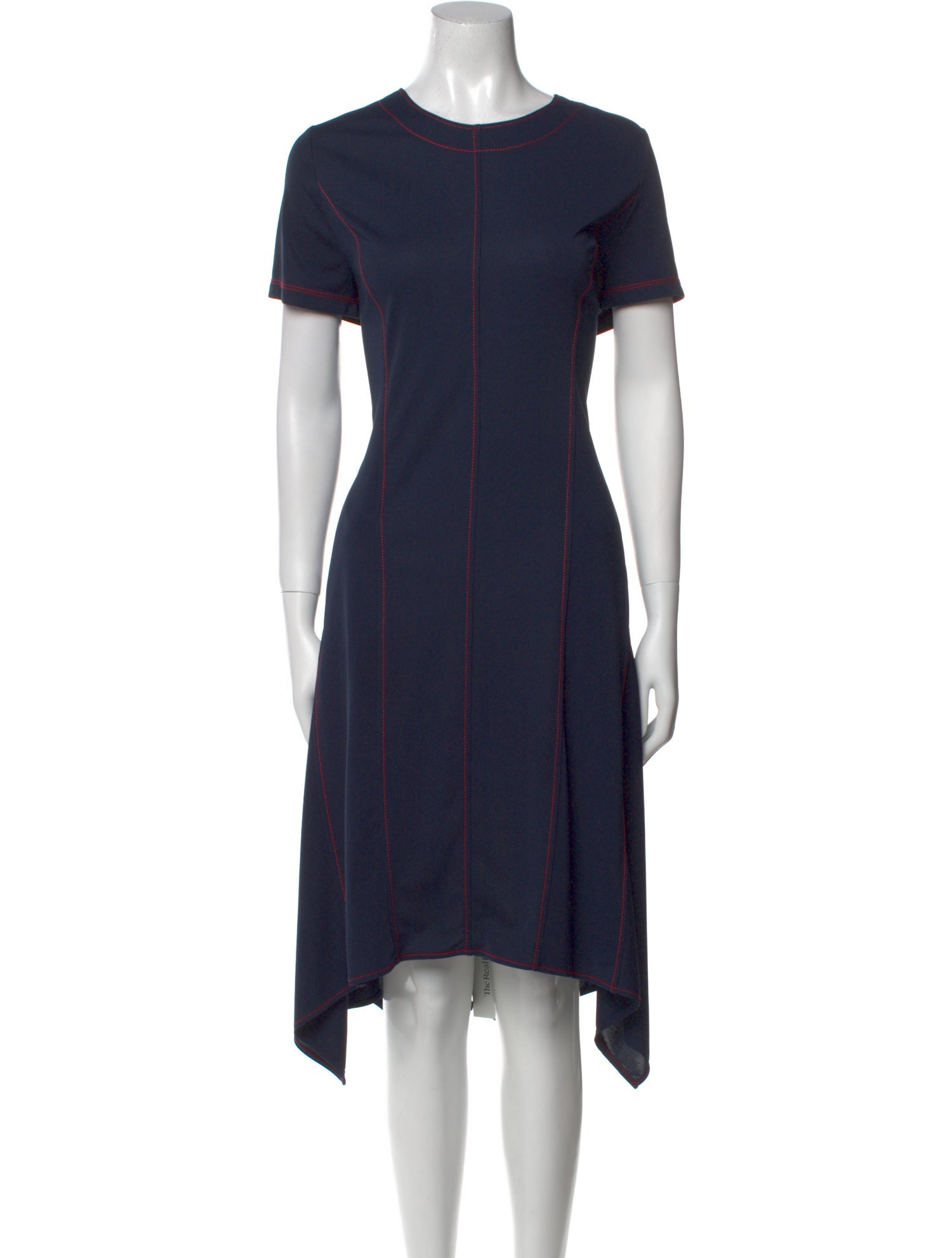 Donna Karan Crew Neck Knee-Length Dress