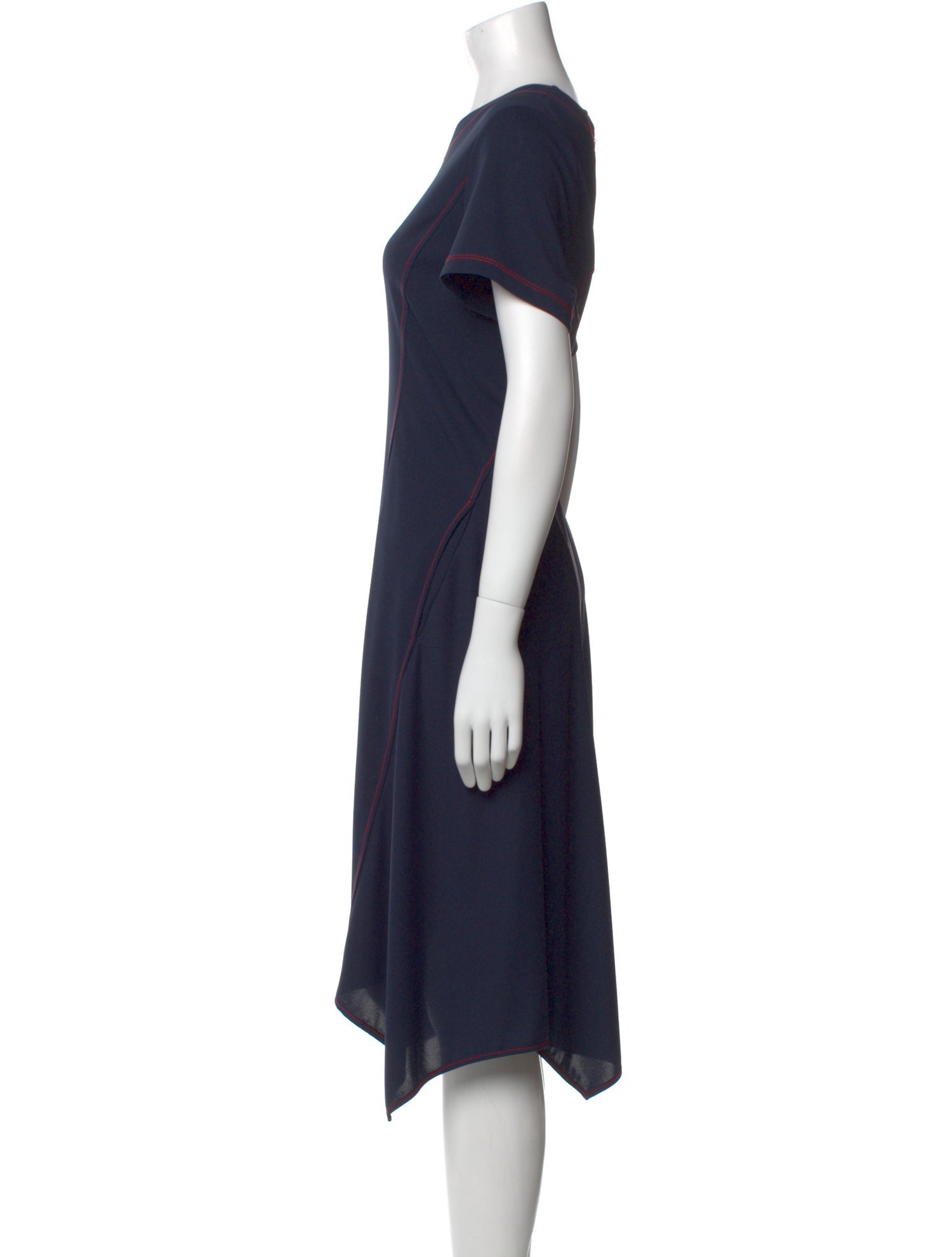 Donna Karan Crew Neck Knee-Length Dress