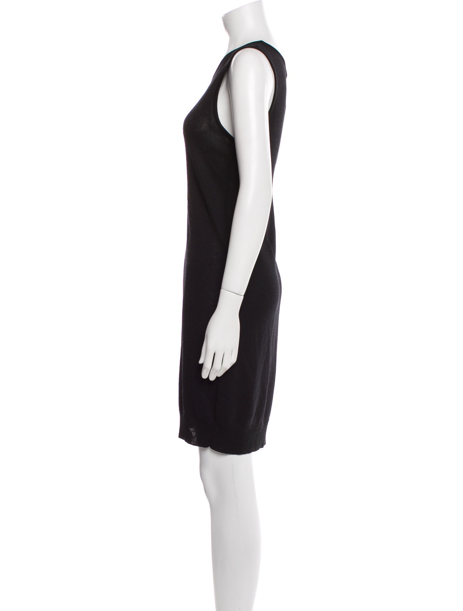 Donna Karan Scoop Neck Mini Dress