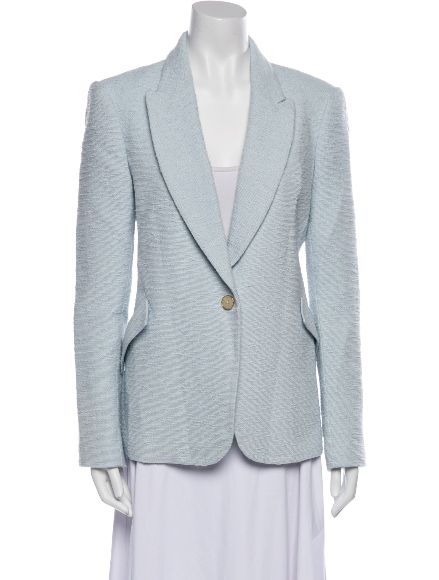 Donna Karan Tweed Pattern Blazer