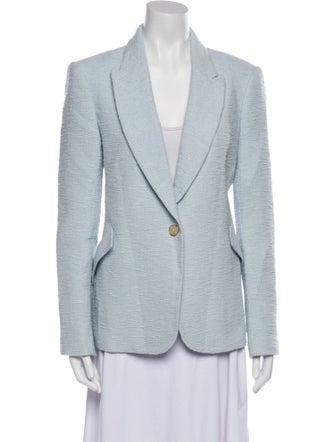 Donna Karan Tweed Pattern Blazer