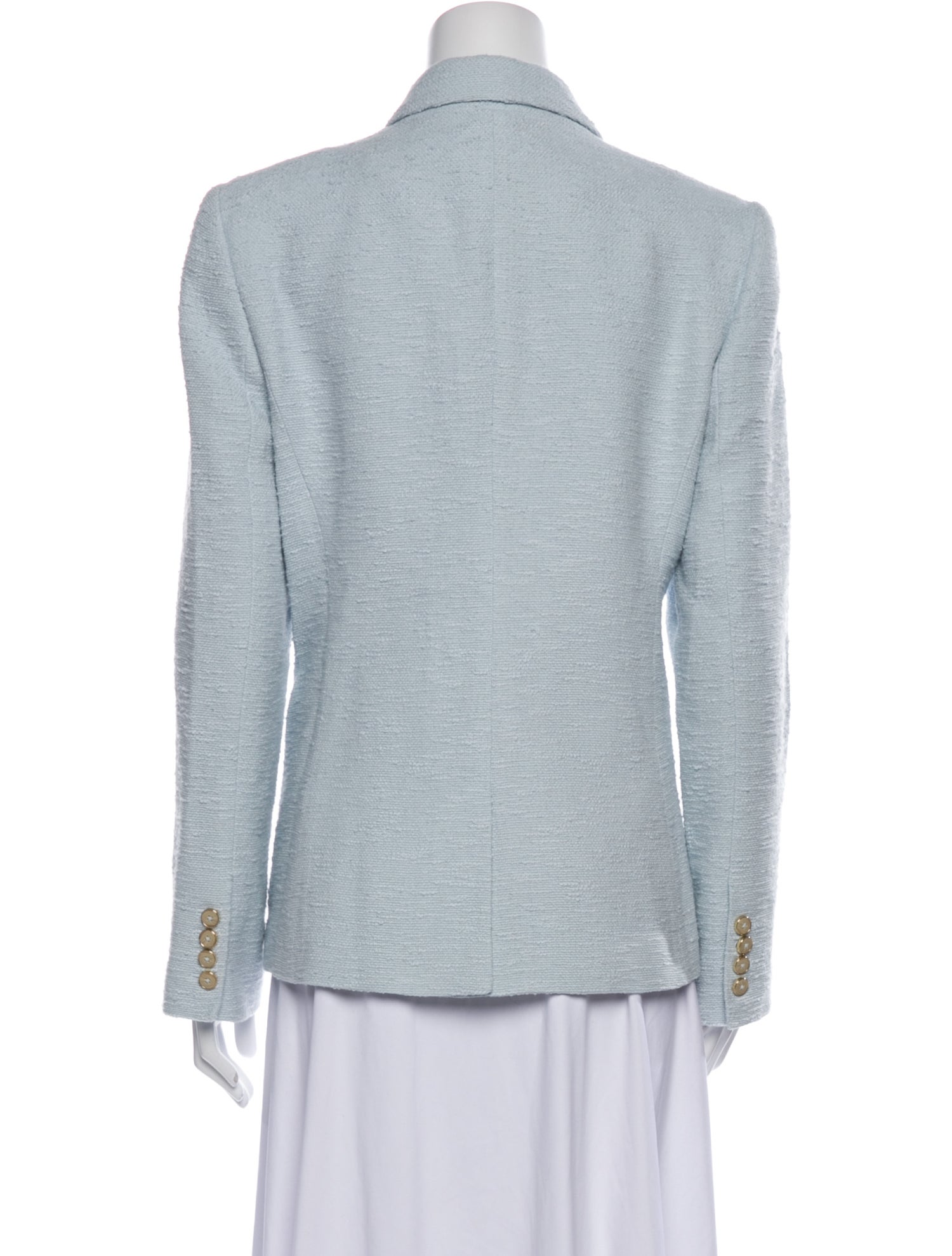 Donna Karan Tweed Pattern Blazer