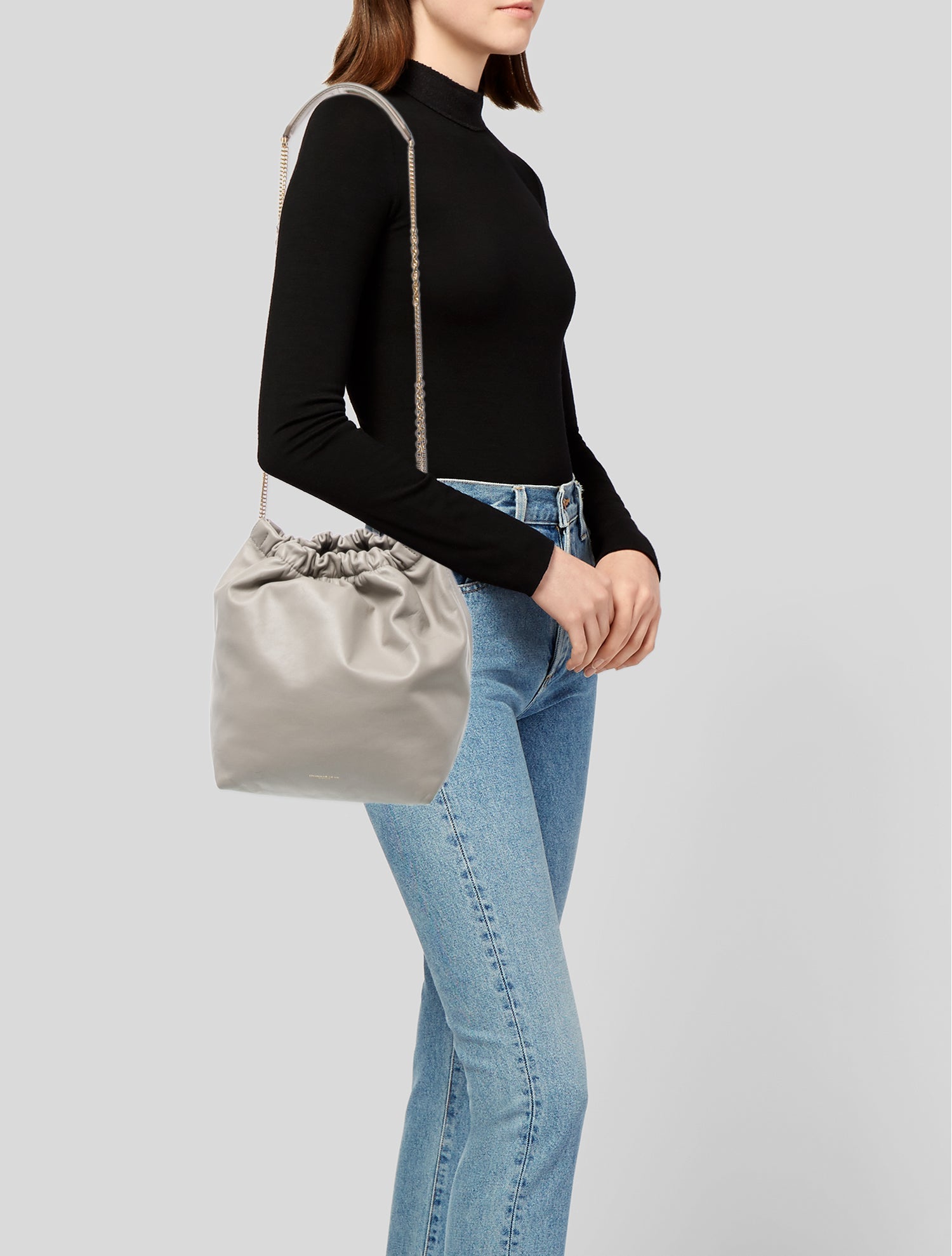 Donna Karan Leather Shoulder Bag