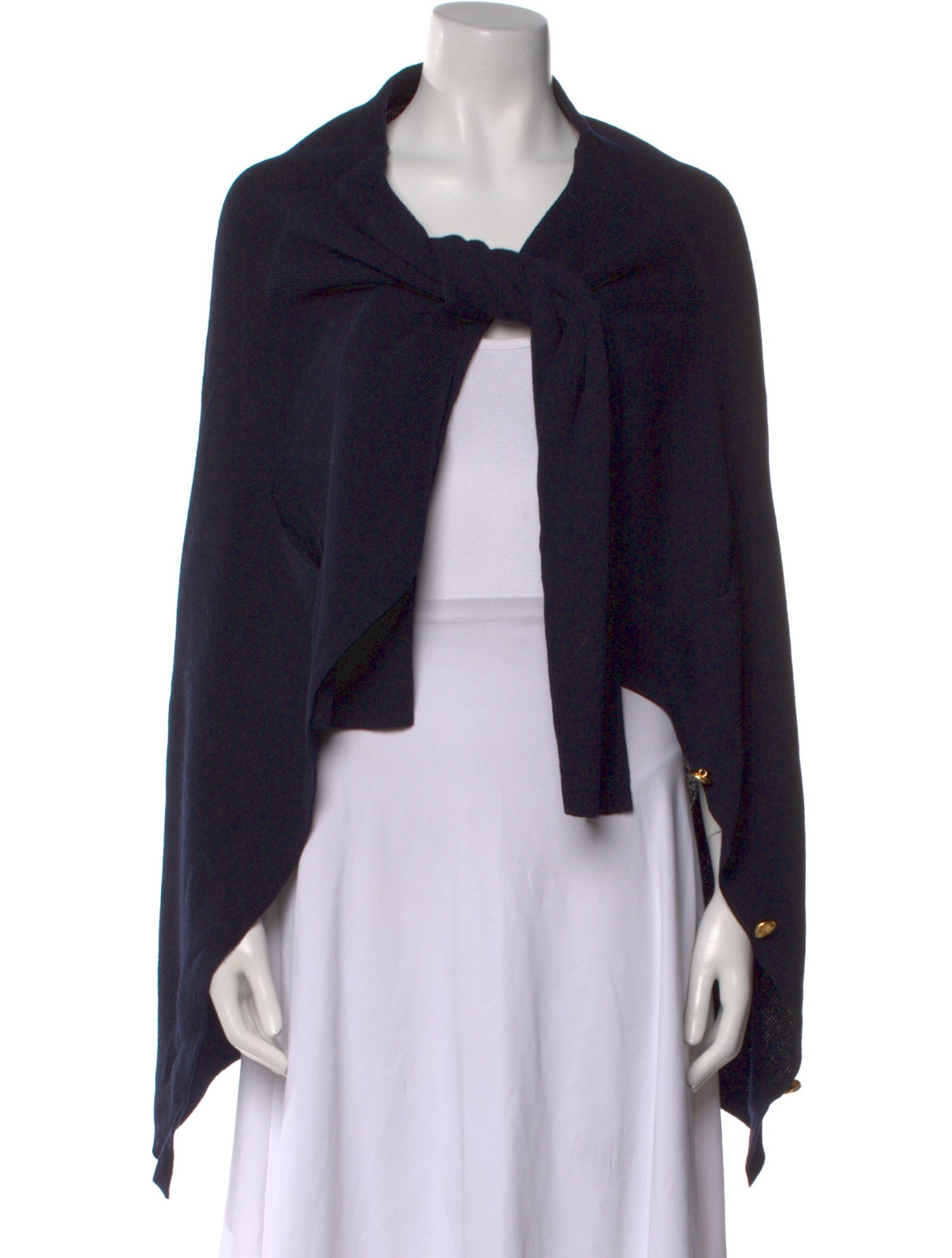 Donna Karan Open Front Sweater