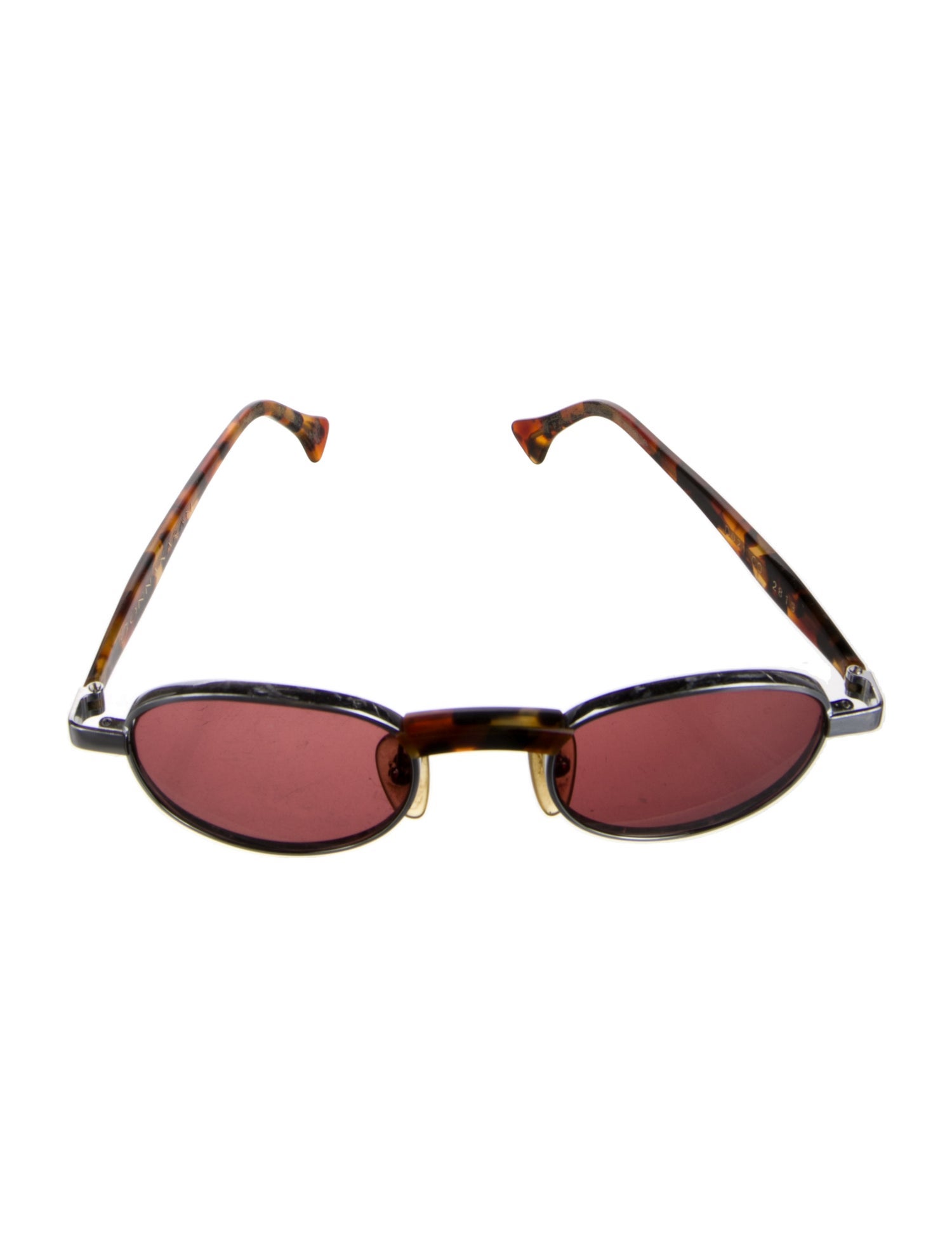 Donna Karan Narrow Tinted Sunglasses